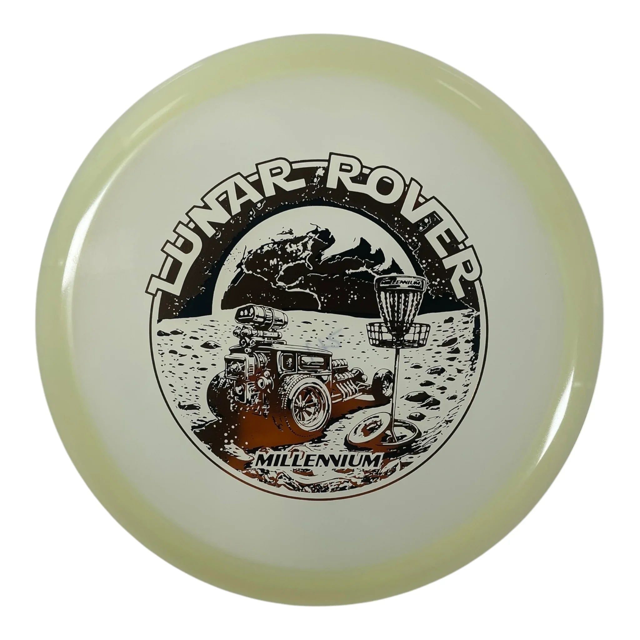 Millennium Golf Discs Mars Rover | Quantum Lunar | Glow/Orange 172g Disc Golf
