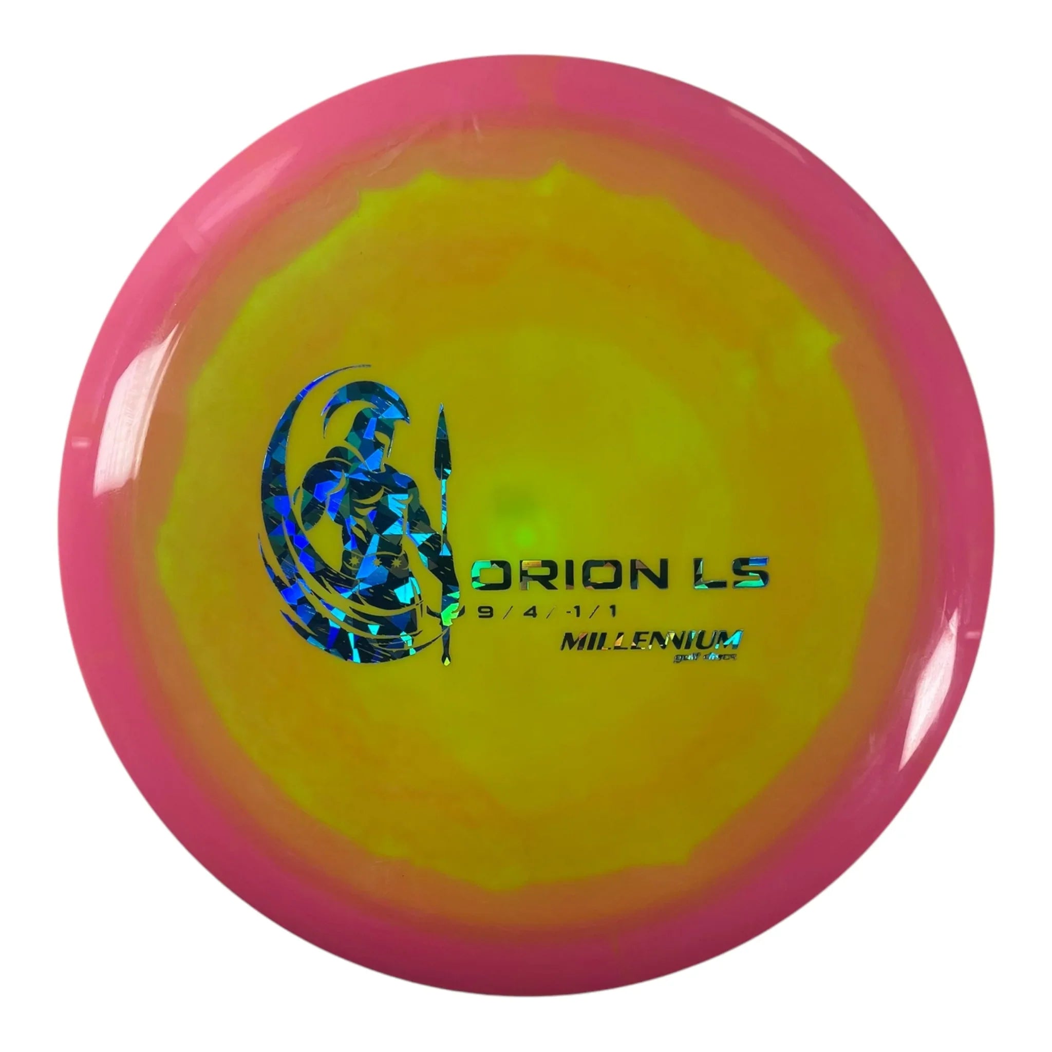Millennium Golf Discs Orion LS | Sirius Helio | Yellow/Blue Holo 170g Disc Golf