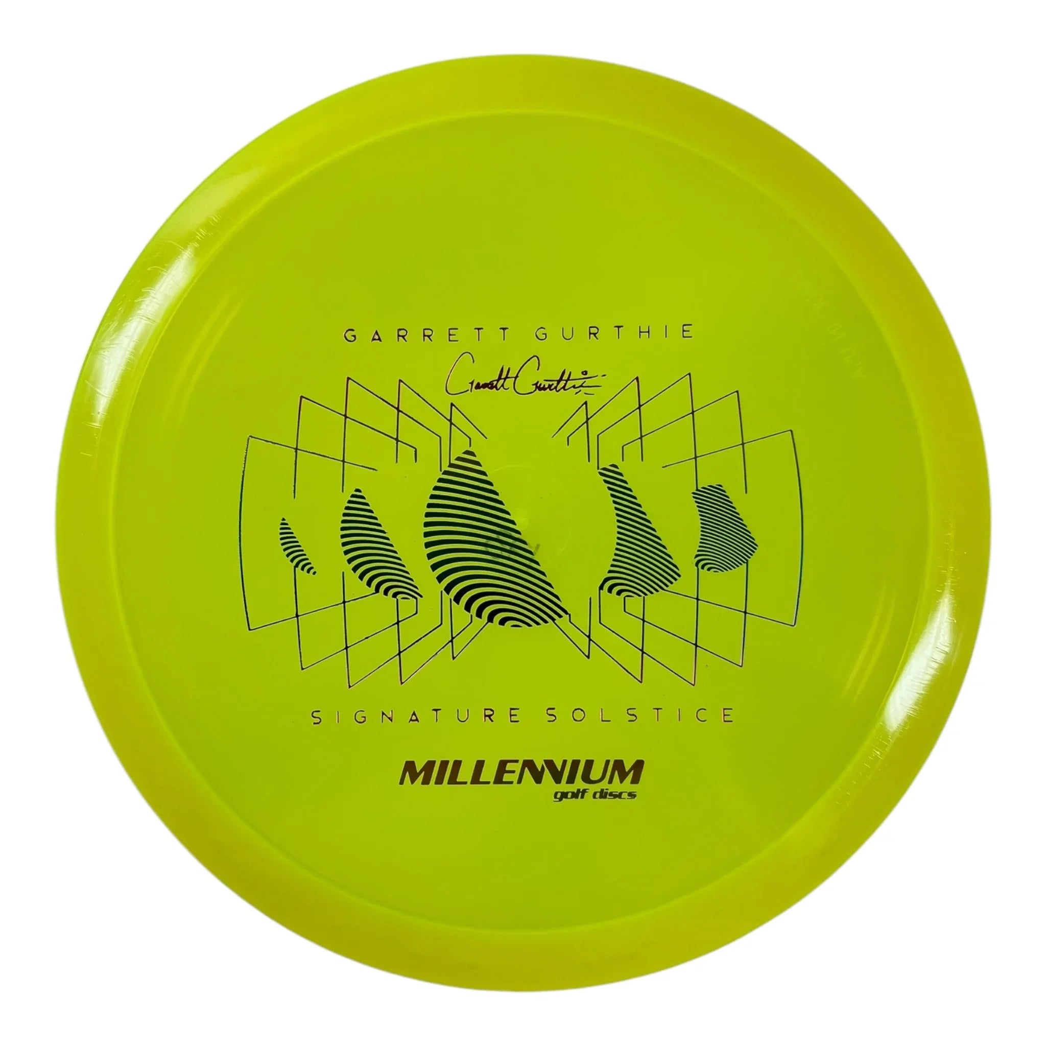 Millennium Golf Discs Solstice | Quantum | Yellow/Rainbow 173g (Garrett Gurthie) Disc Golf