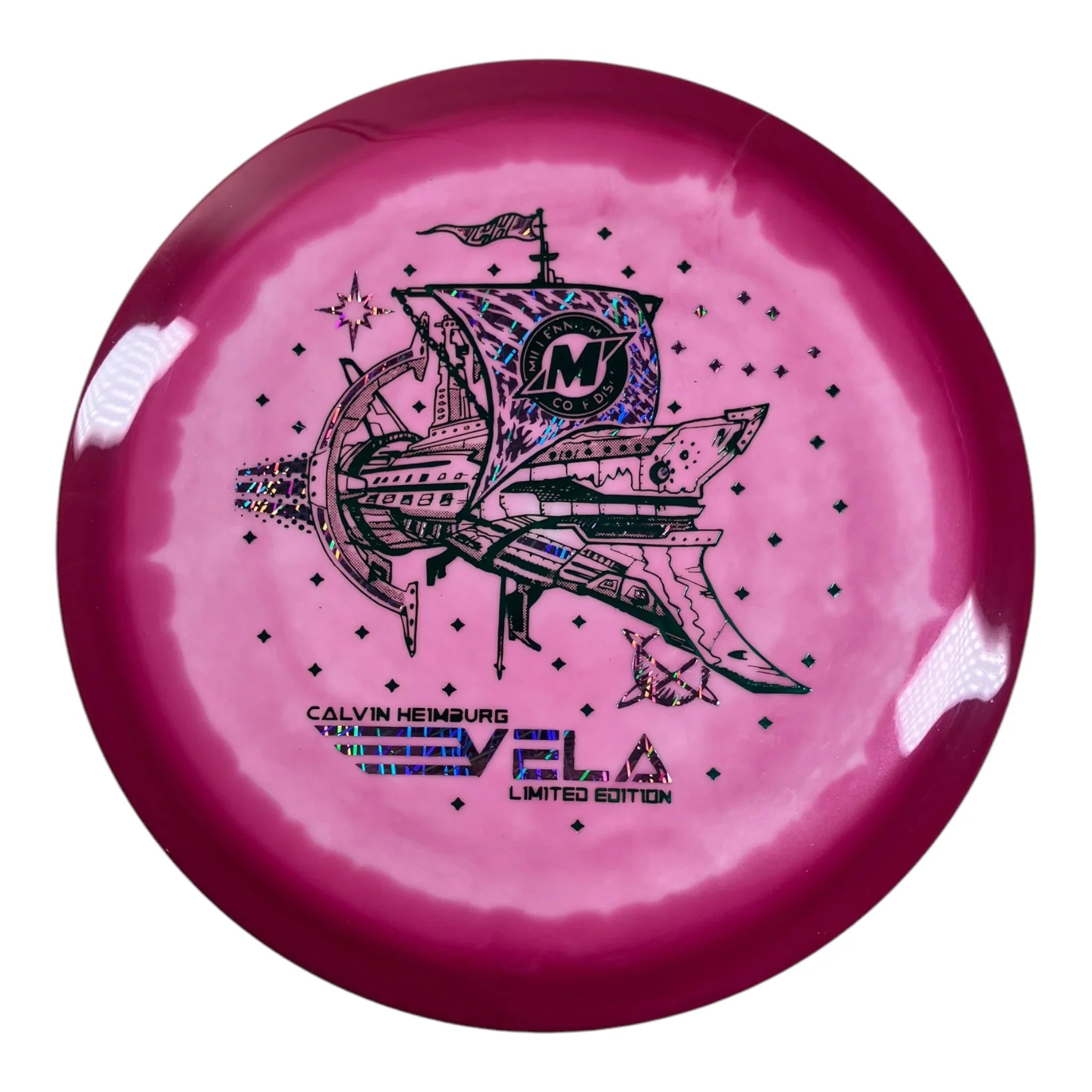 Millennium Golf Discs Vela | Sirius Helio | Pink/Green 164g (Calvin Heimburg) Disc Golf