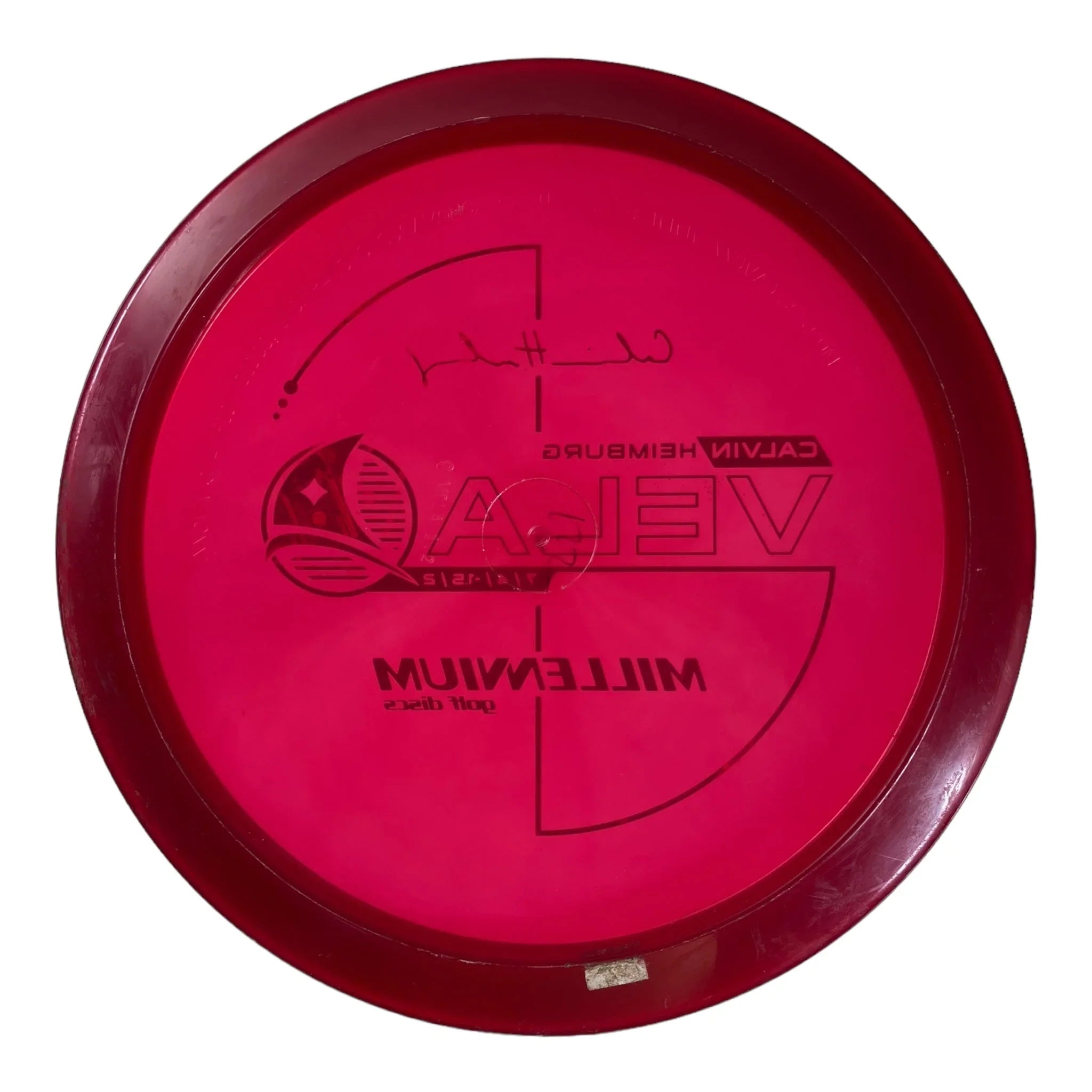 Millennium Golf Discs Vela - Used Good | Quantum | Red/Money 172g (Calvin Heimburg) Disc Golf