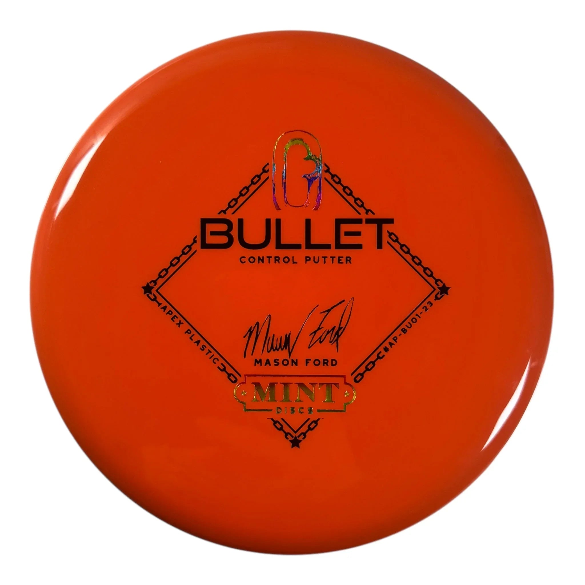 Mint Discs Bullet | Apex | Orange/Rainbow 174g (Mason Ford) Disc Golf