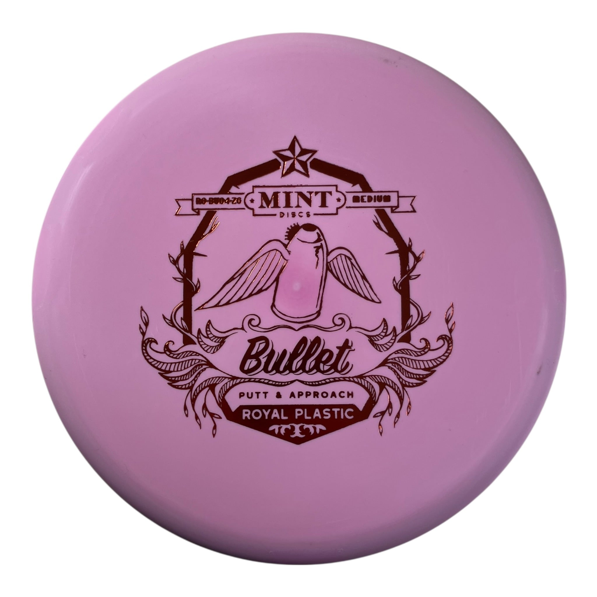 Mint Discs Bullet | Medium Royal | Pink/Bronze 175g Disc Golf