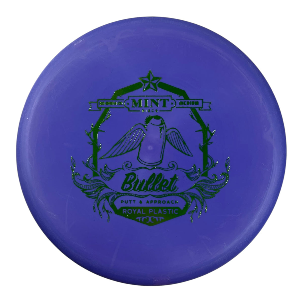 Mint Discs Bullet | Medium Royal | Purple/Green 175g Disc Golf
