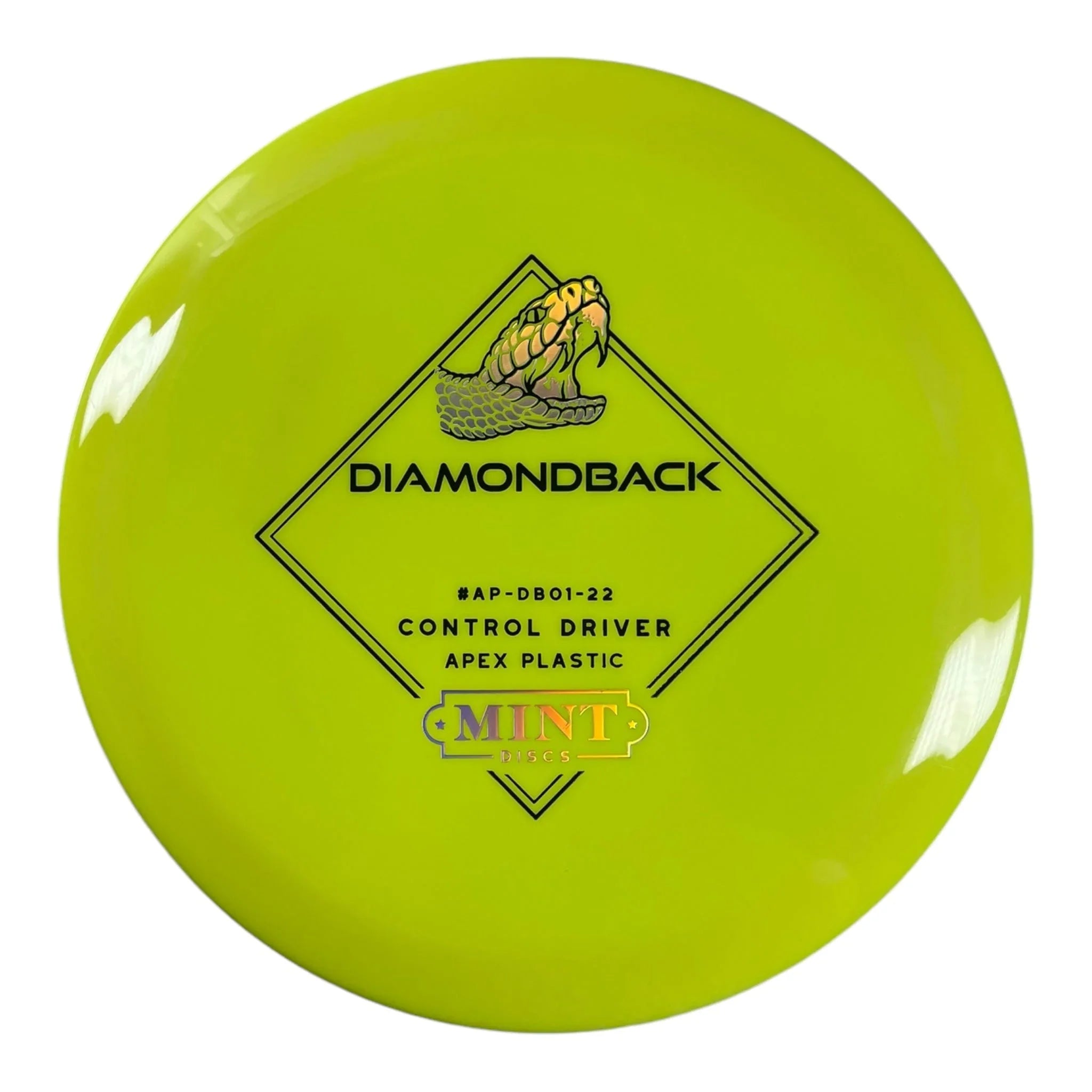 Mint Discs Diamondback | Apex | Yellow/Holo 174g Disc Golf