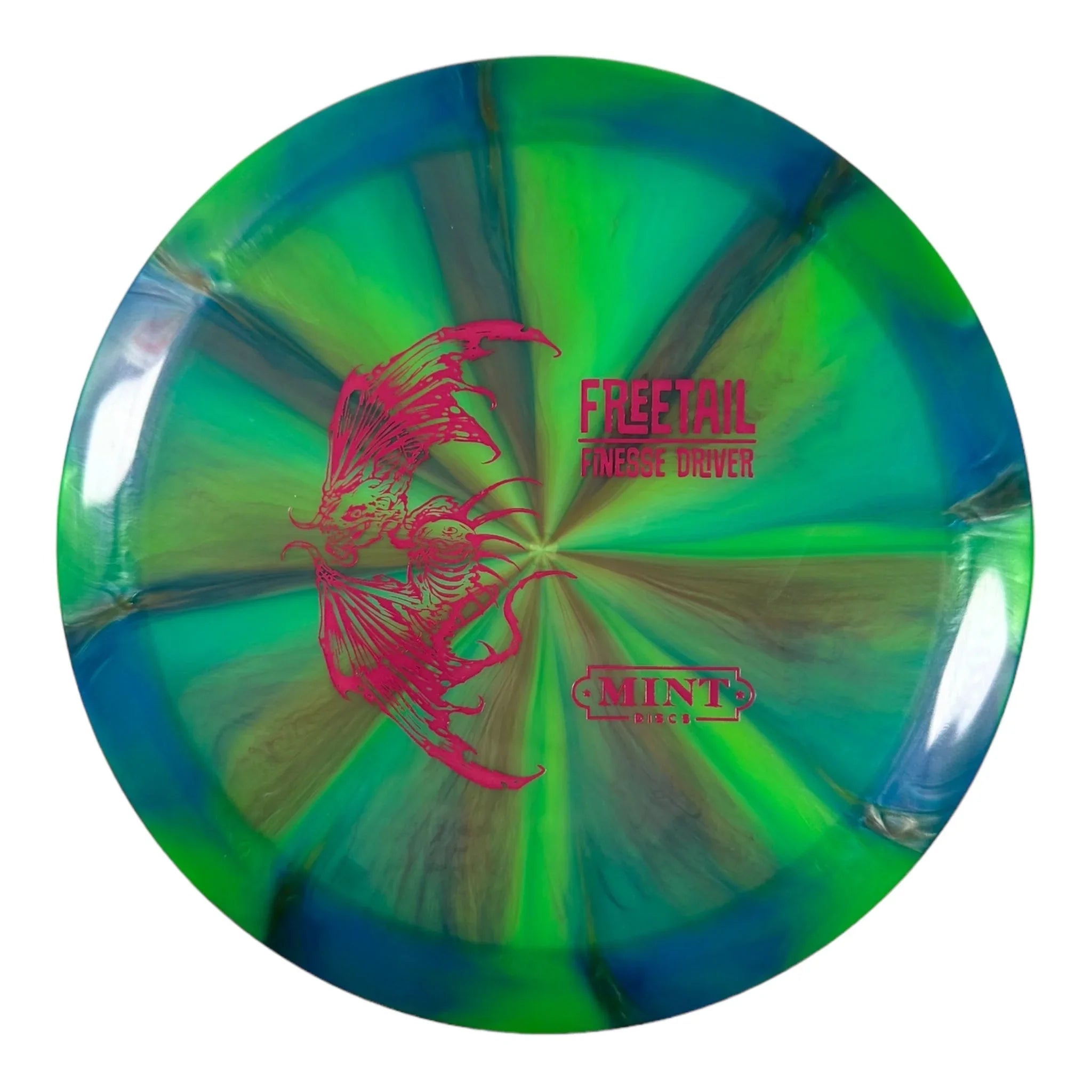 Mint Discs Freetail | Sublime Swirl | Green/Pink 175g Disc Golf