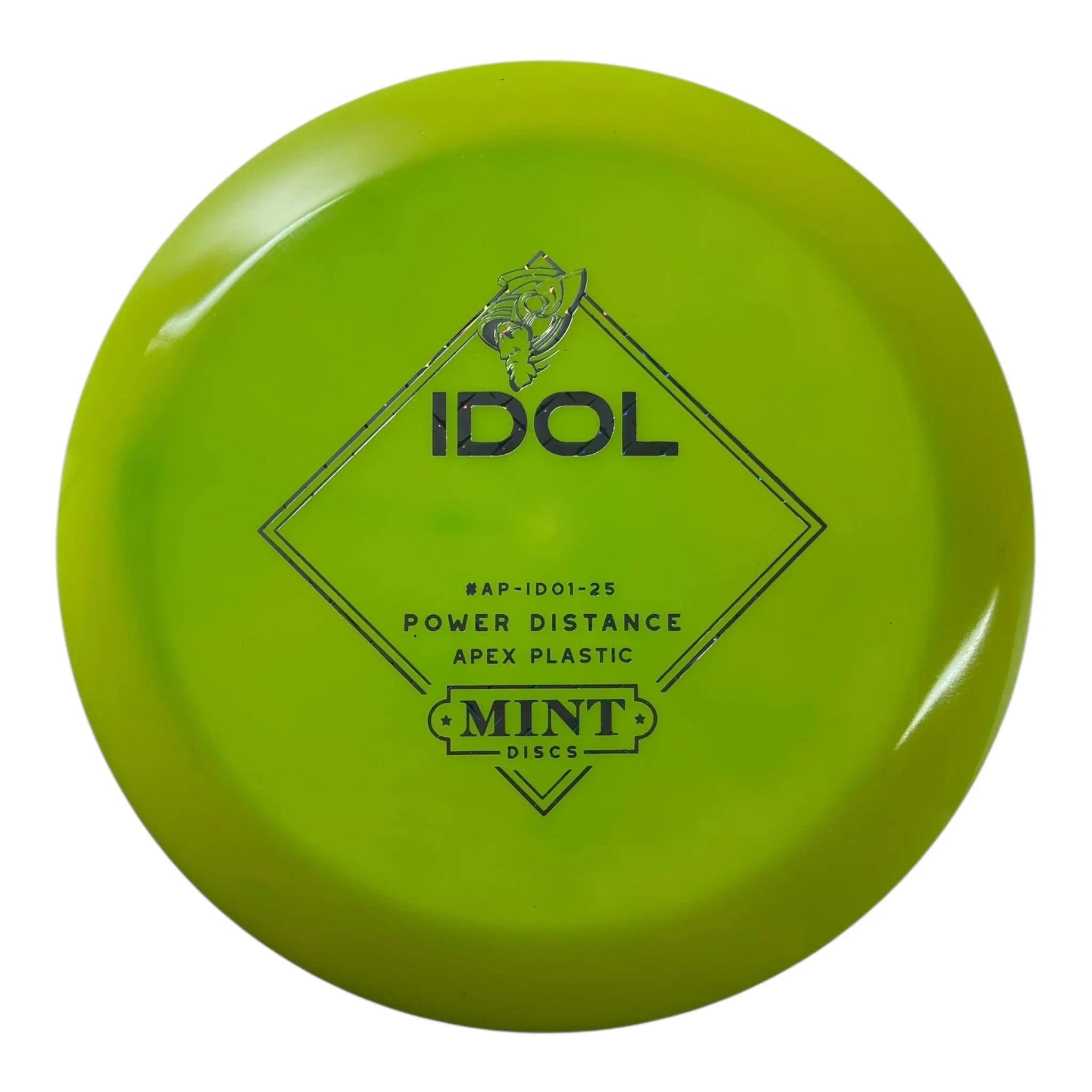 Mint Discs Idol | Nocturnal | Yellow/Metal 164g Disc Golf