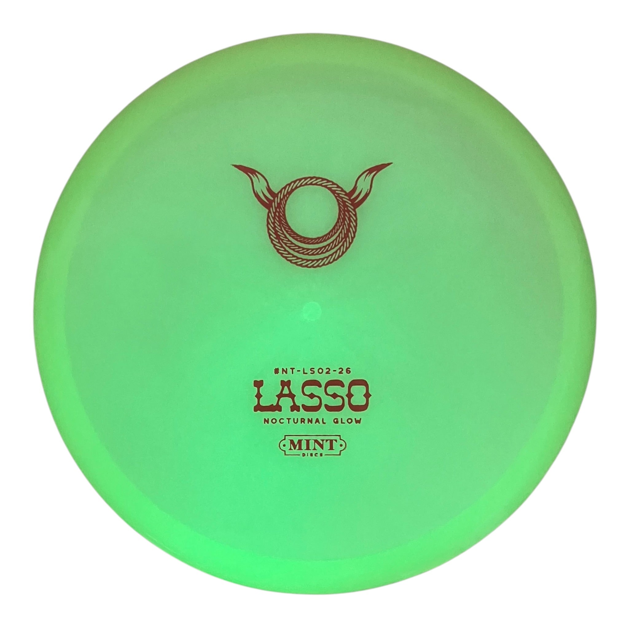 Mint Discs Lasso | Nocturnal | Glow/Red 175g Disc Golf