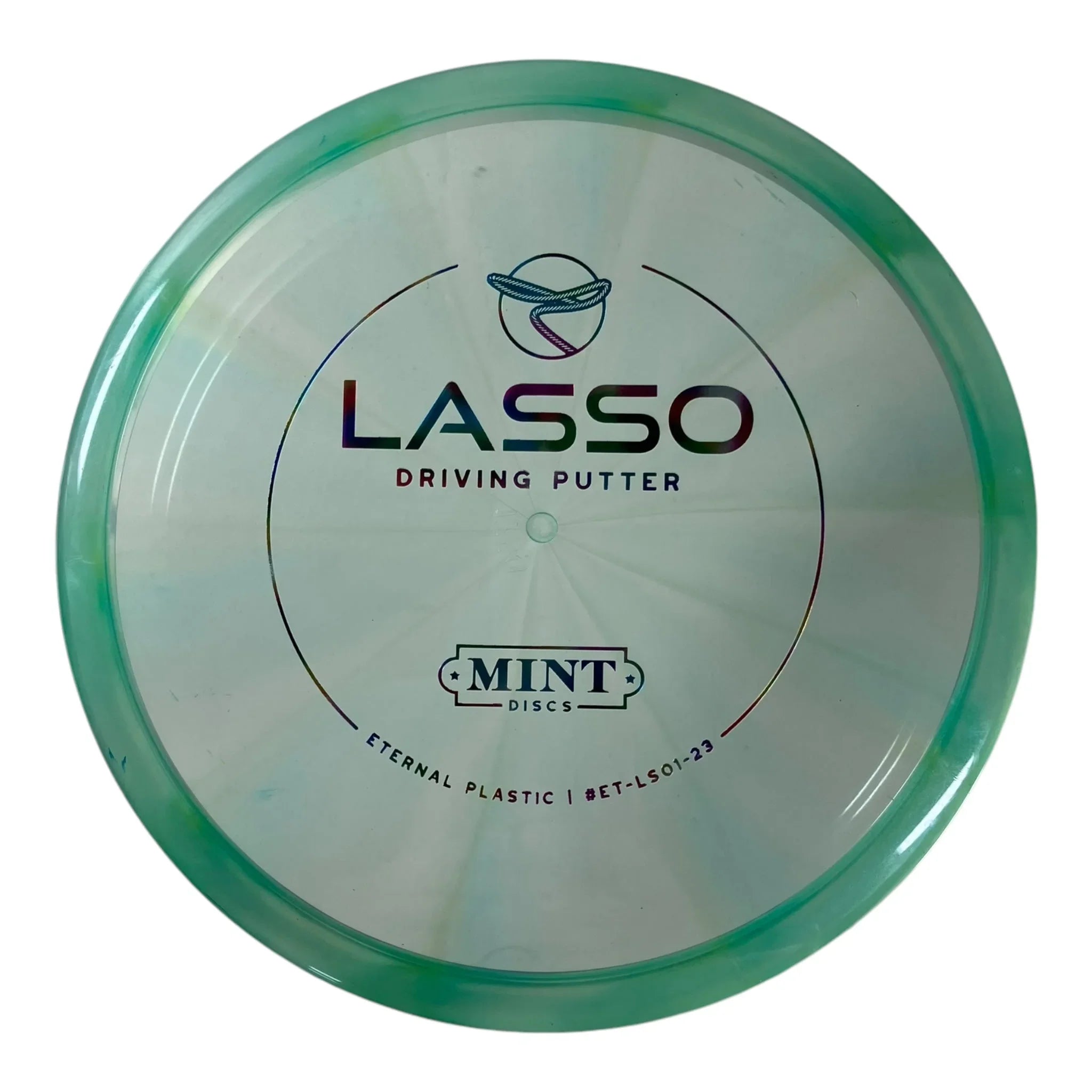 Mint Discs Lasso - Used Like New | Eternal | Teal/Rainbow 175g Disc Golf