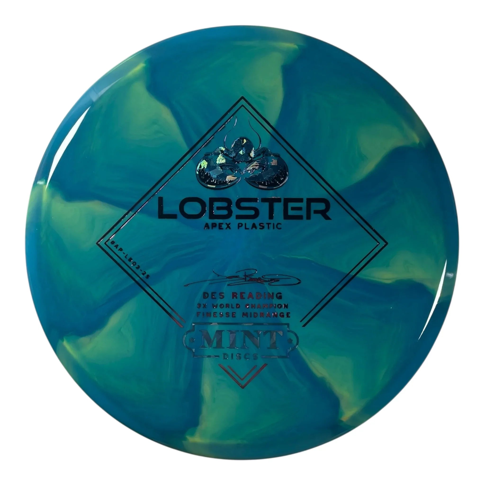 Mint Discs Lobster | Apex Swirl | Blue/Blue/Pink 178g Disc Golf