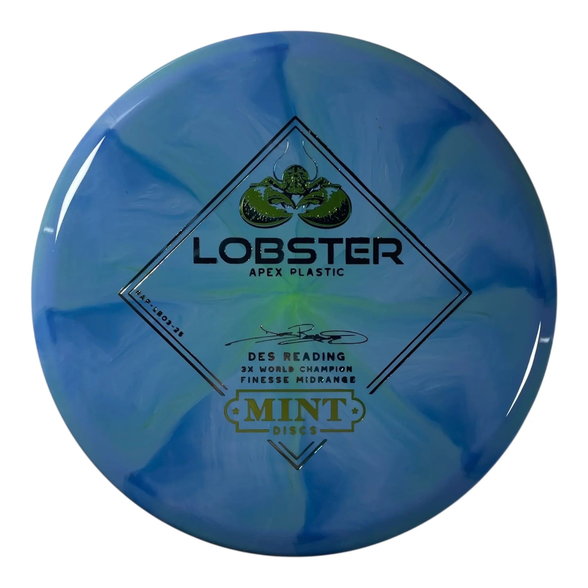 Mint Discs Lobster | Apex Swirl | Blue/Green/Multi 174g Disc Golf