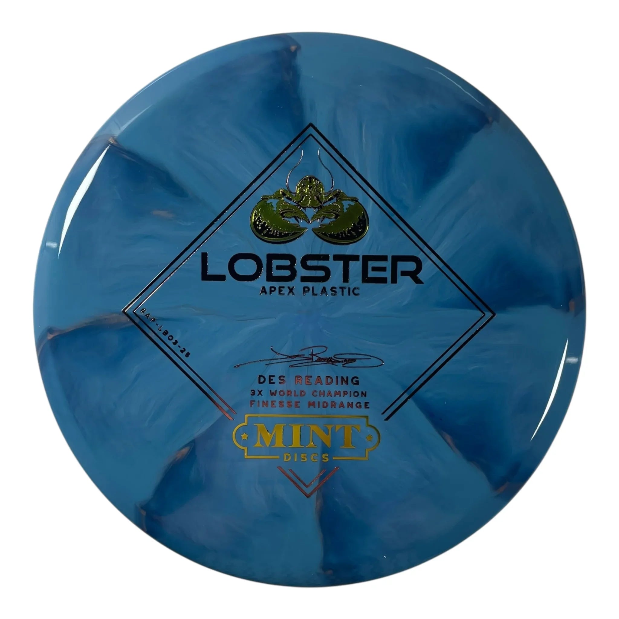 Mint Discs Lobster | Apex Swirl | Blue/Green/Pink 175g Disc Golf