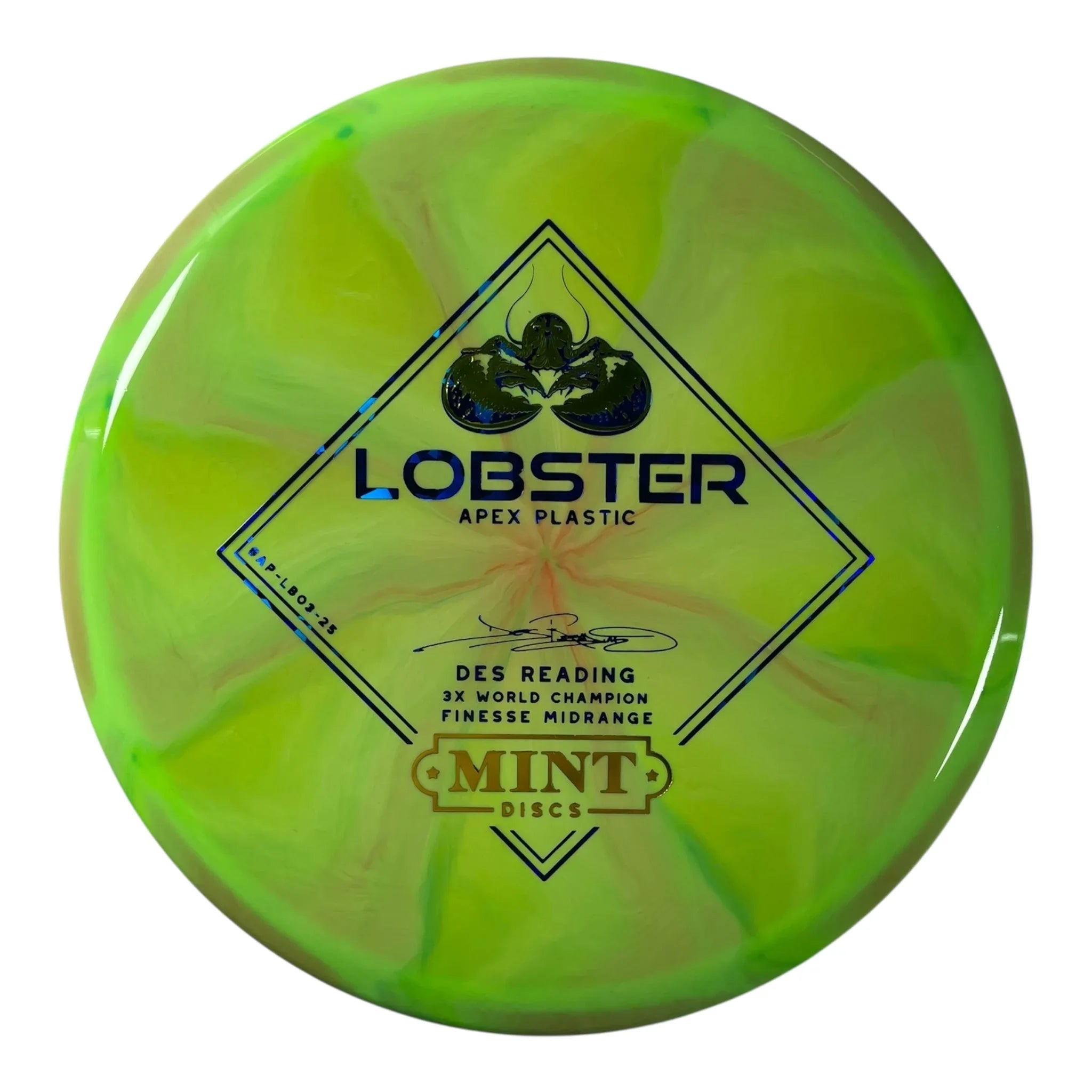 Mint Discs Lobster | Apex Swirl | Green/Green/Blue 174g Disc Golf