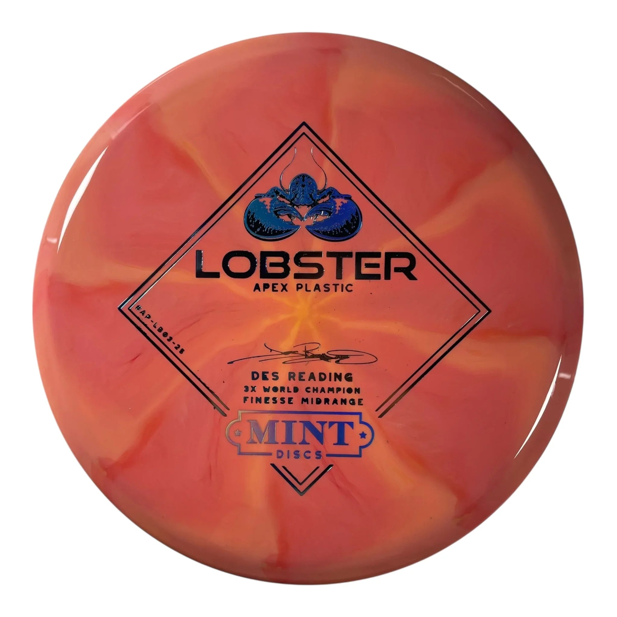 Mint Discs Lobster | Apex Swirl | Pink/Blue/Multi 178g Disc Golf