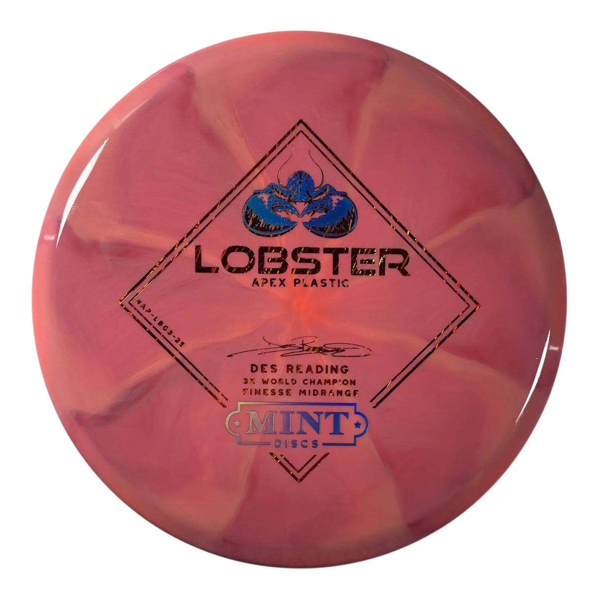 Mint Discs Lobster | Apex Swirl | Pink/Blue/Orange 178g Disc Golf