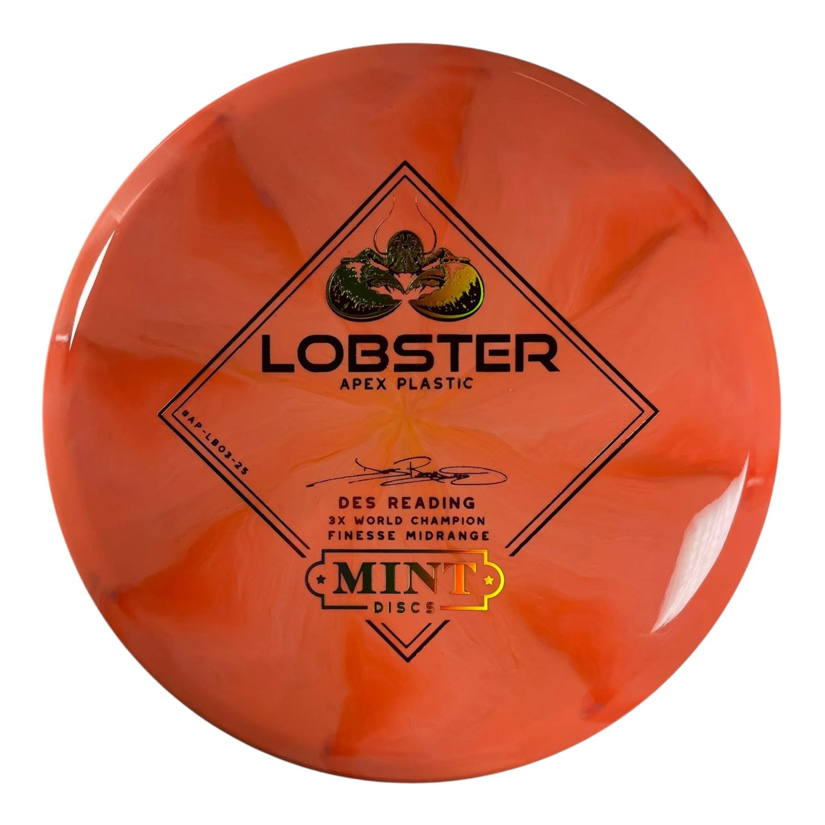 Mint Discs Lobster | Apex Swirl | Pink/Green/Bronze 175g Disc Golf