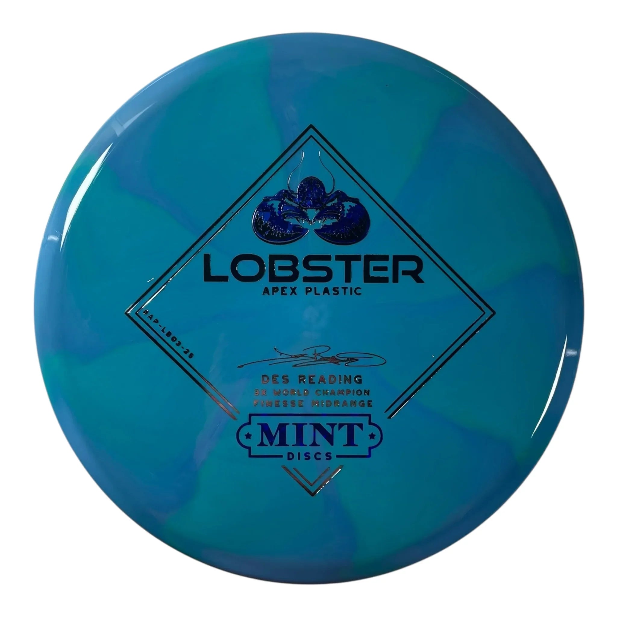 Mint Discs Lobster | Apex Swirl | Teal/Blue/Oil Slick 178g Disc Golf