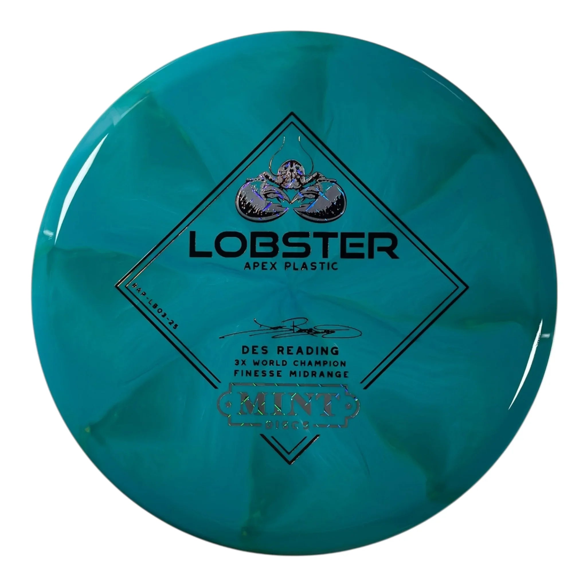 Mint Discs Lobster | Apex Swirl | Teal/Metal/Bronze 174g Disc Golf