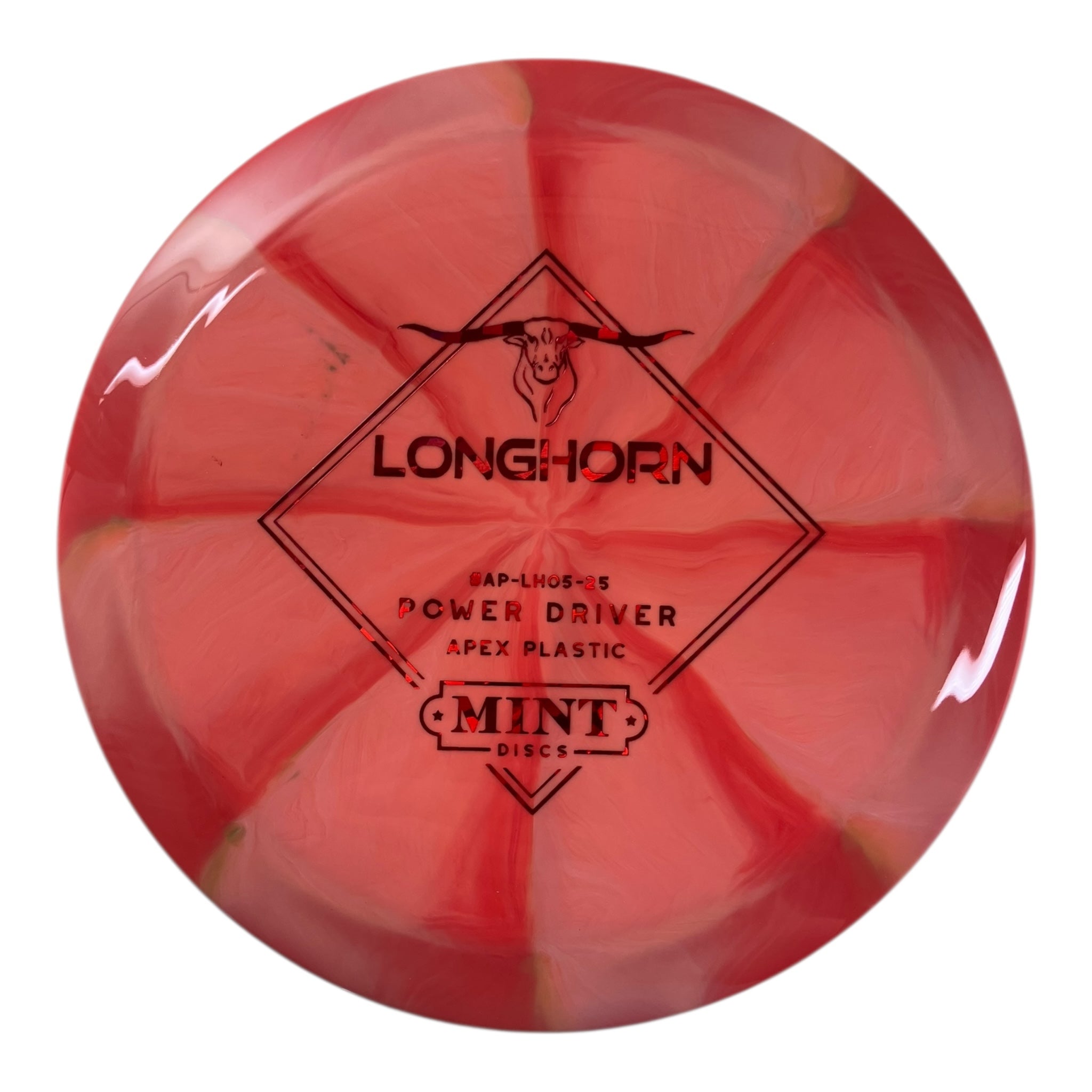 Mint Discs Longhorn | Apex Swirl | Pink/Red 167g Disc Golf