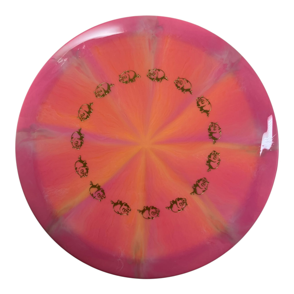 Mint Discs Phoenix | Apex Swirl | Pink/Gold 173g (Ring of Pigs) Disc Golf