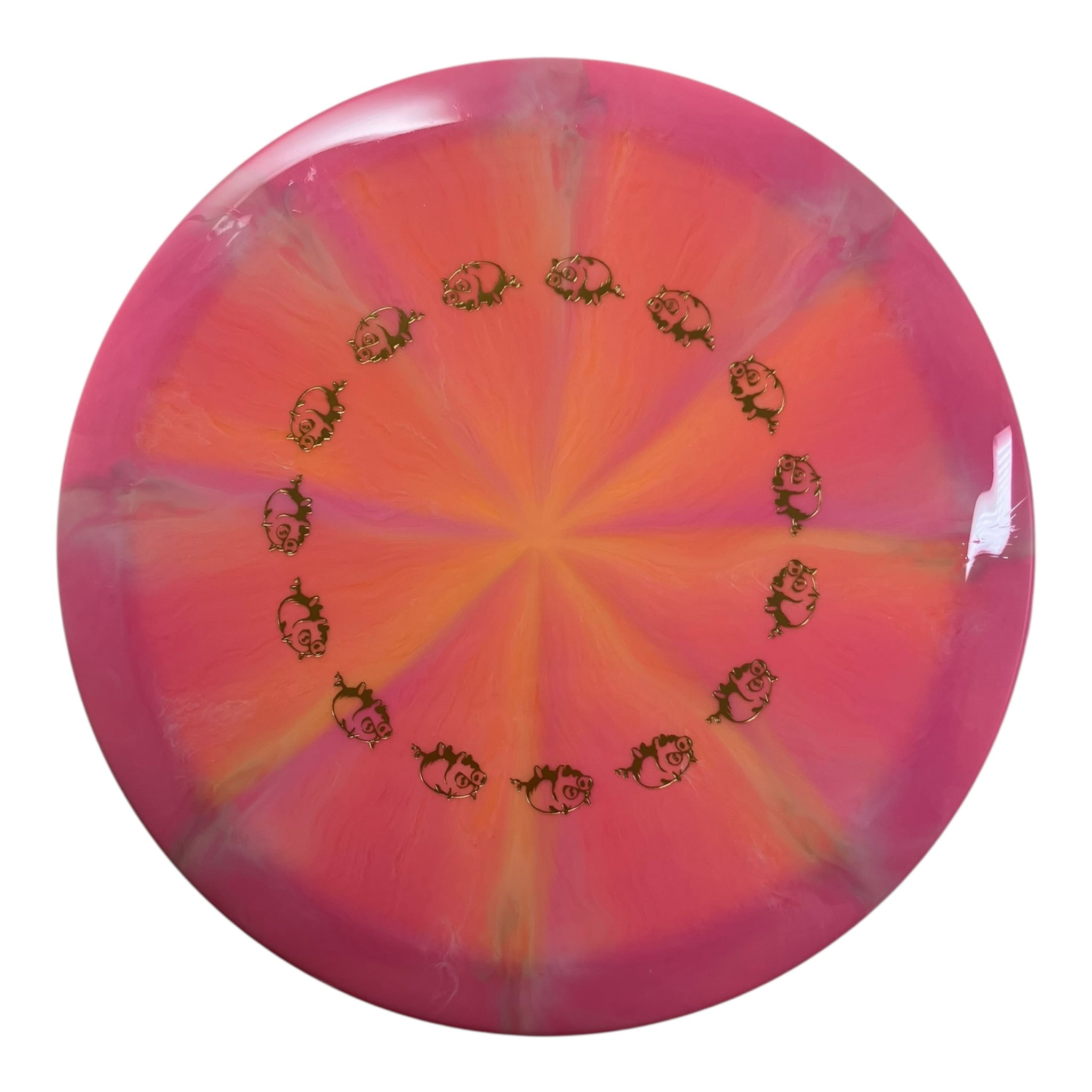 Mint Discs Phoenix | Apex Swirl | Pink/Gold 173g (Ring of Pigs) Disc Golf