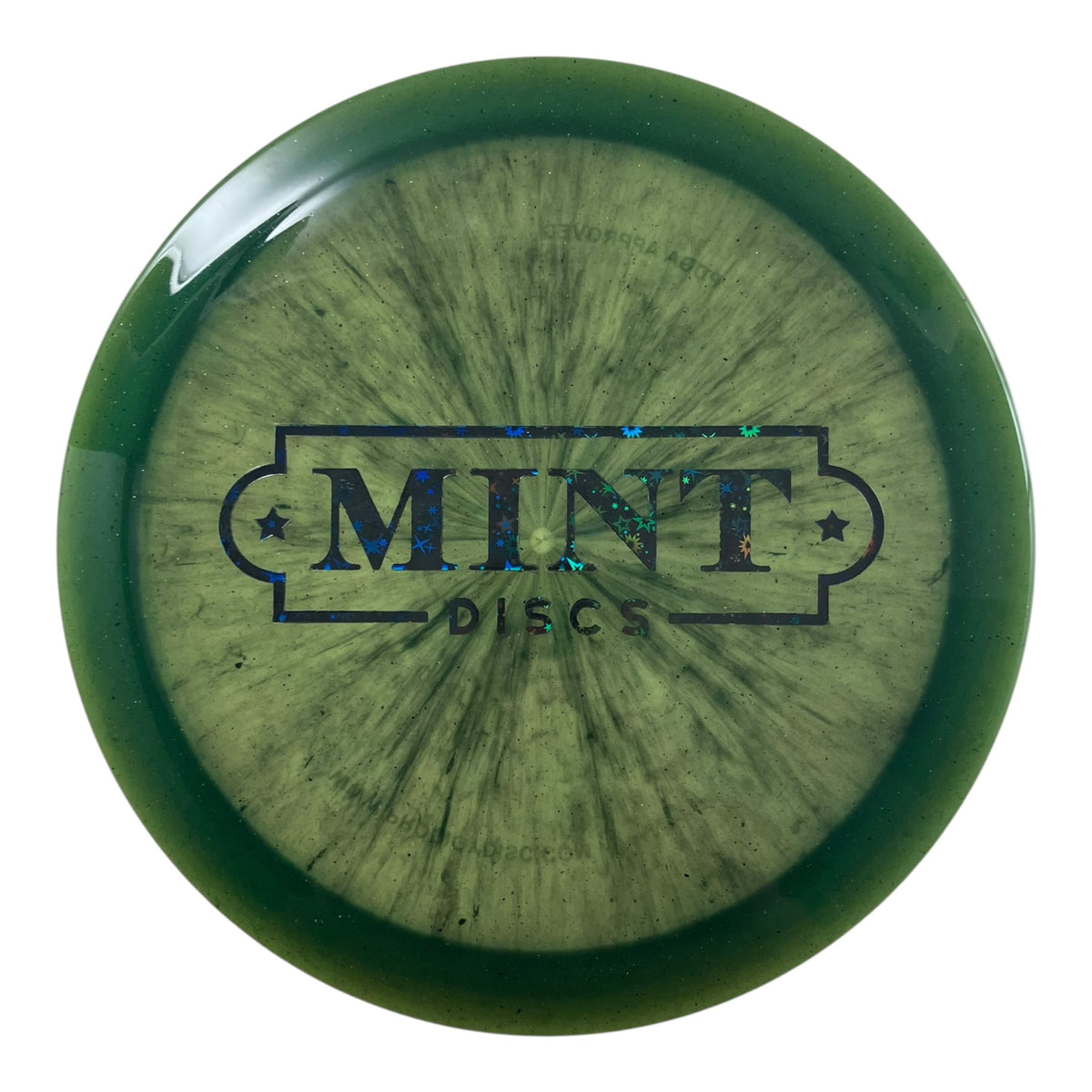 Mint Discs Pizza | Recycled | Green/Black Stars 173g Disc Golf