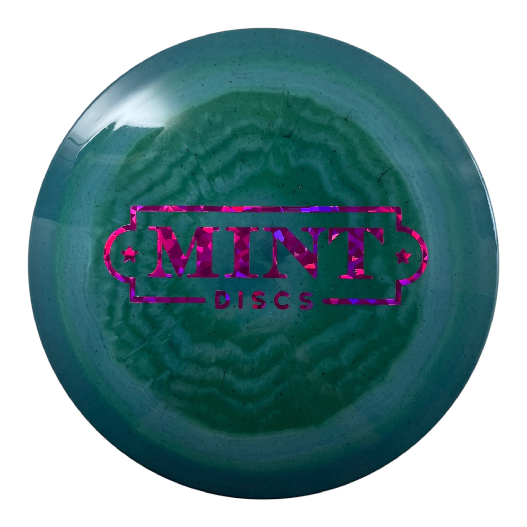 Mint Discs Pizza | Recycled | Green/Purple 173g Disc Golf