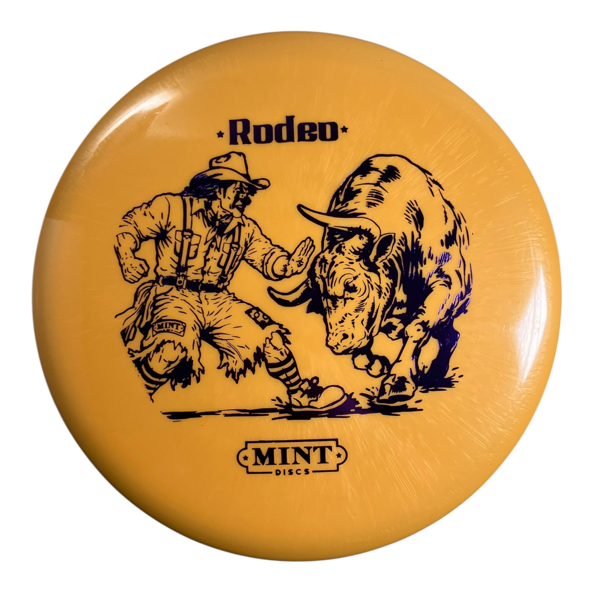 Mint Discs Rodeo | Sublime | Yellow/Purple 178g Disc Golf