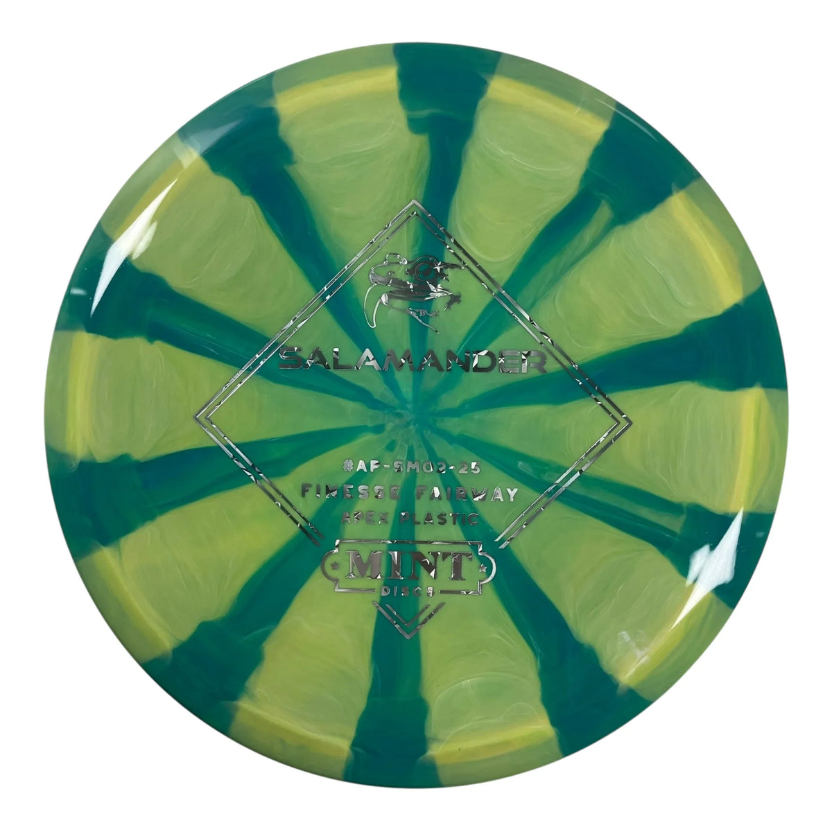 Mint Discs Salamander | Apex Swirl | Blue/Green/Silver 169g Disc Golf