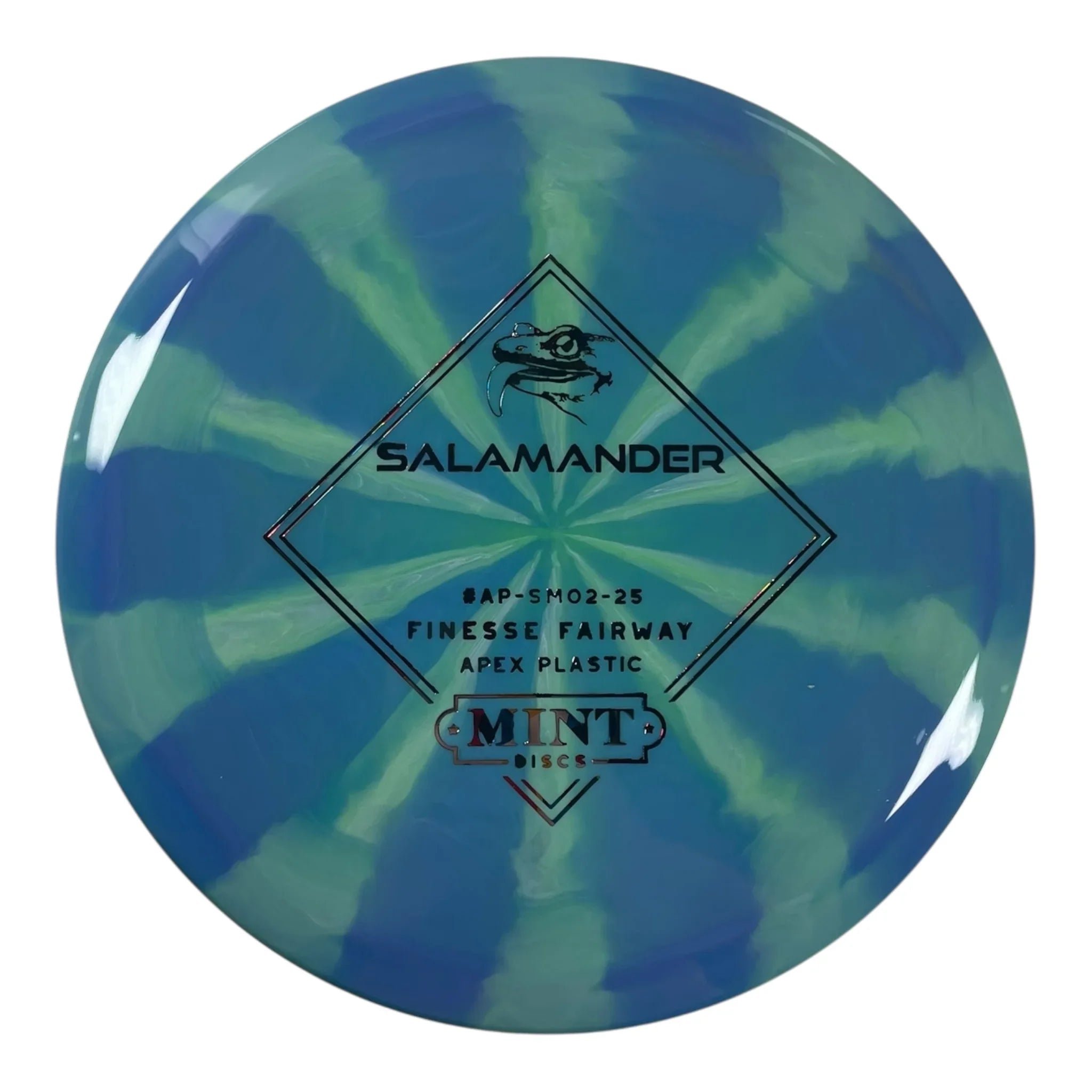Mint Discs Salamander | Apex Swirl | Blue/Green/Wonderbread 174g Disc Golf