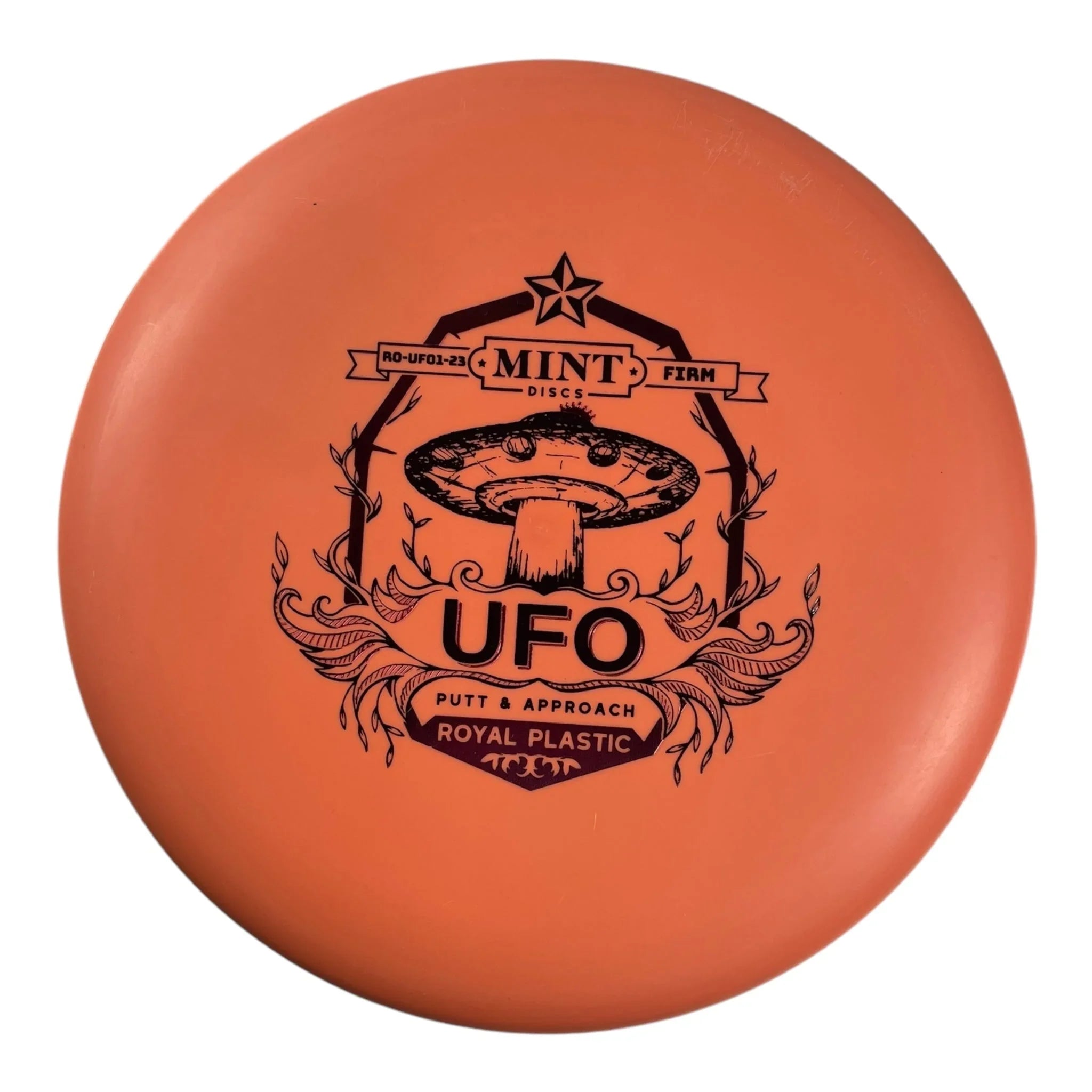 Mint Discs UFO | Firm Royal | Orange/Red 173g Disc Golf