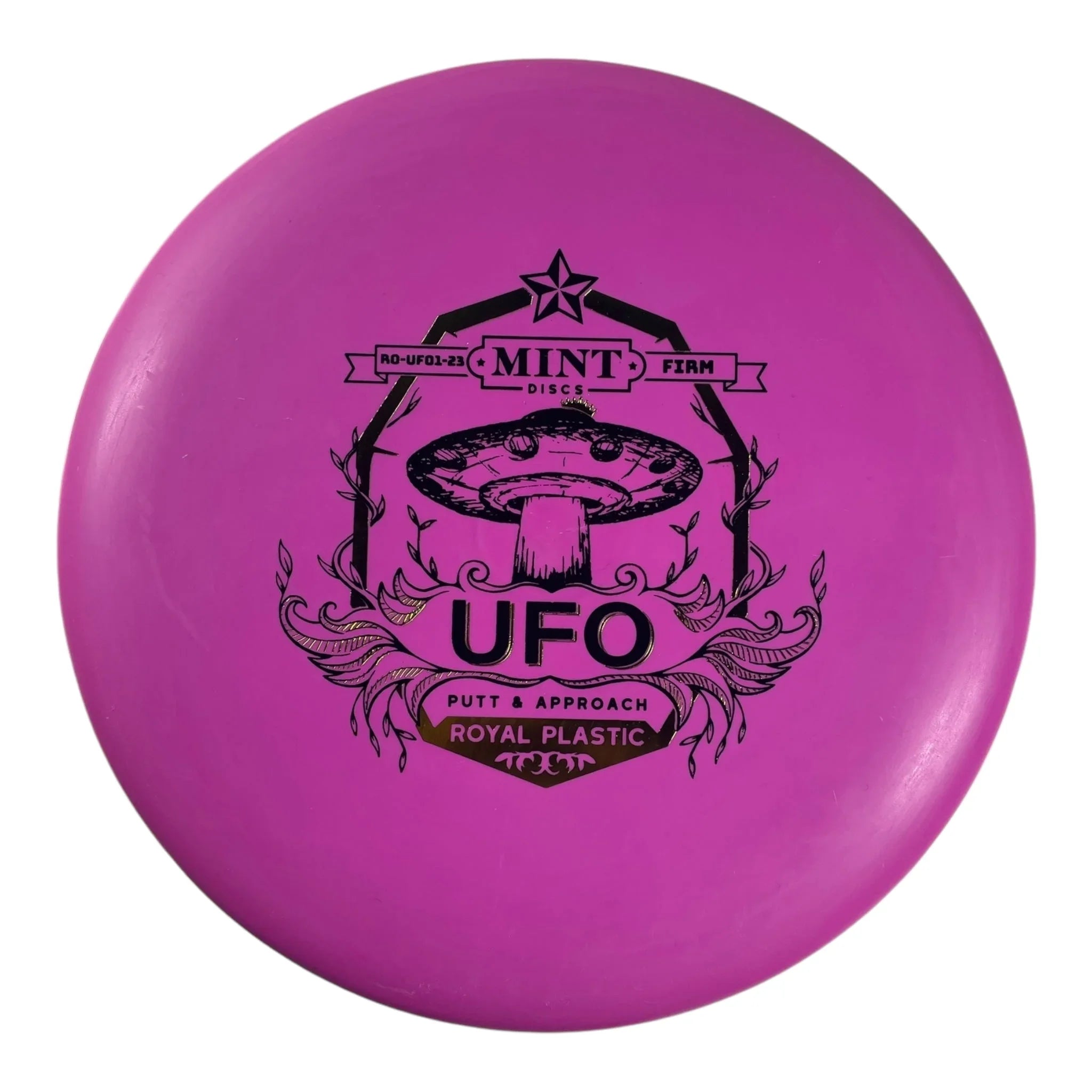 Mint Discs UFO | Firm Royal | Pink/Green 175g Disc Golf