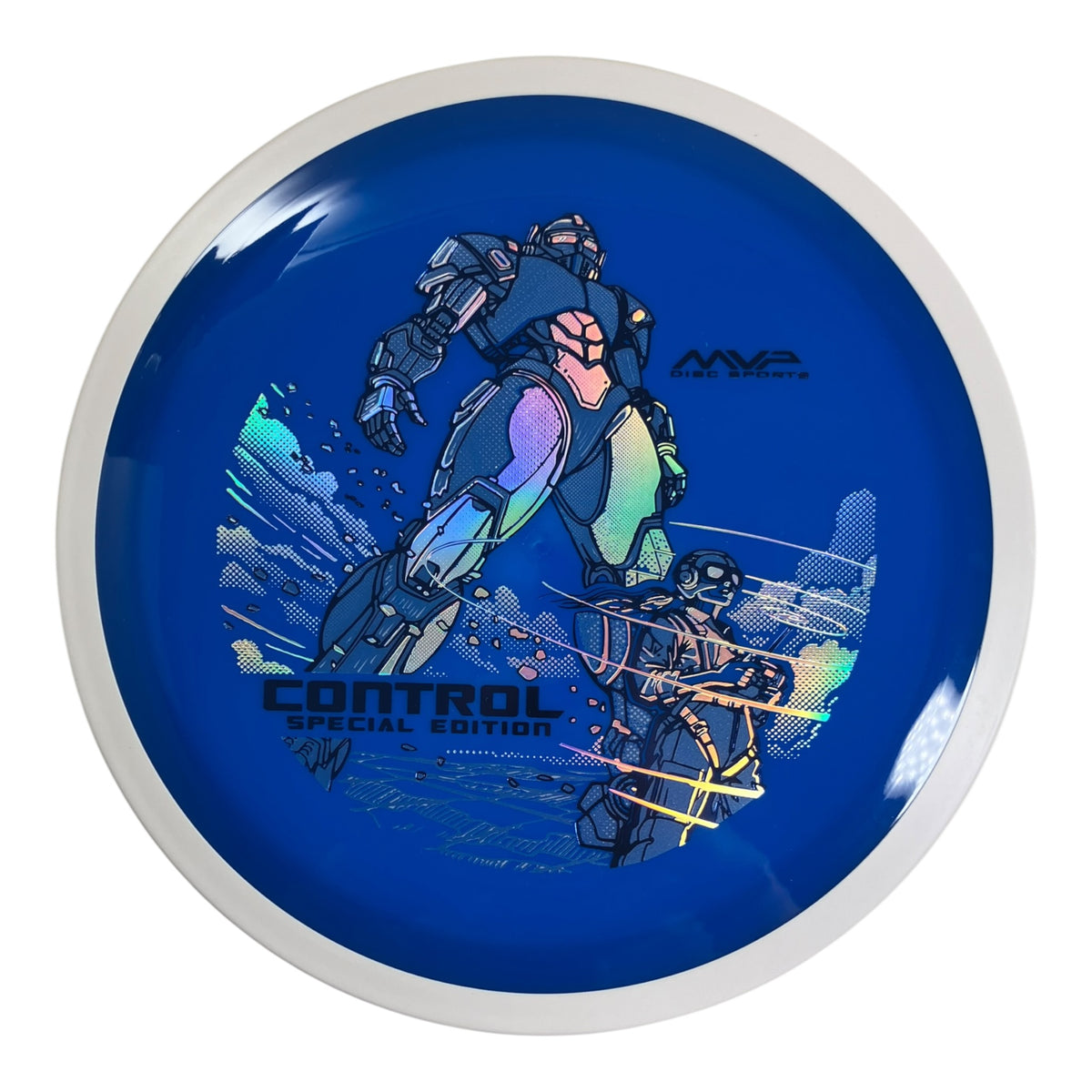 MVP Disc Sports Control | Neutron | Blue/White 170-173g (Special Edition) Disc Golf