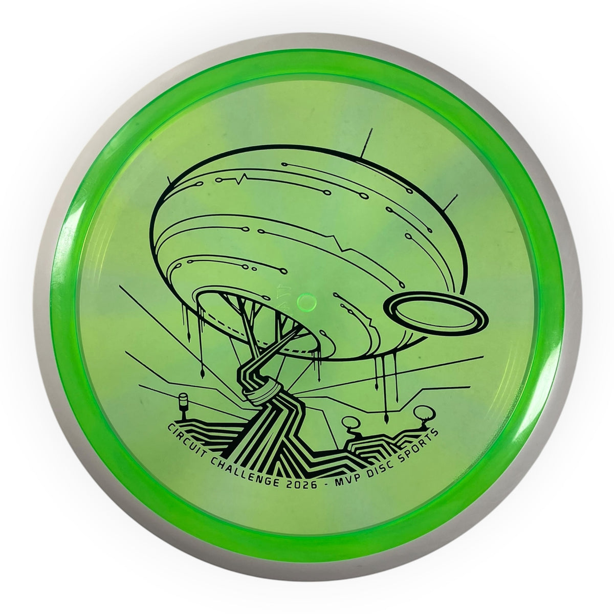 MVP Disc Sports Cypher | Proton | Green/White 174g (Circuit Challenge) Disc Golf