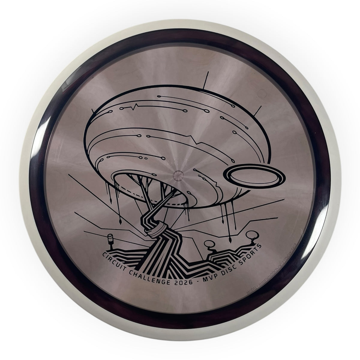 MVP Disc Sports Cypher | Proton | Purple/White 173g (Circuit Challenge) Disc Golf