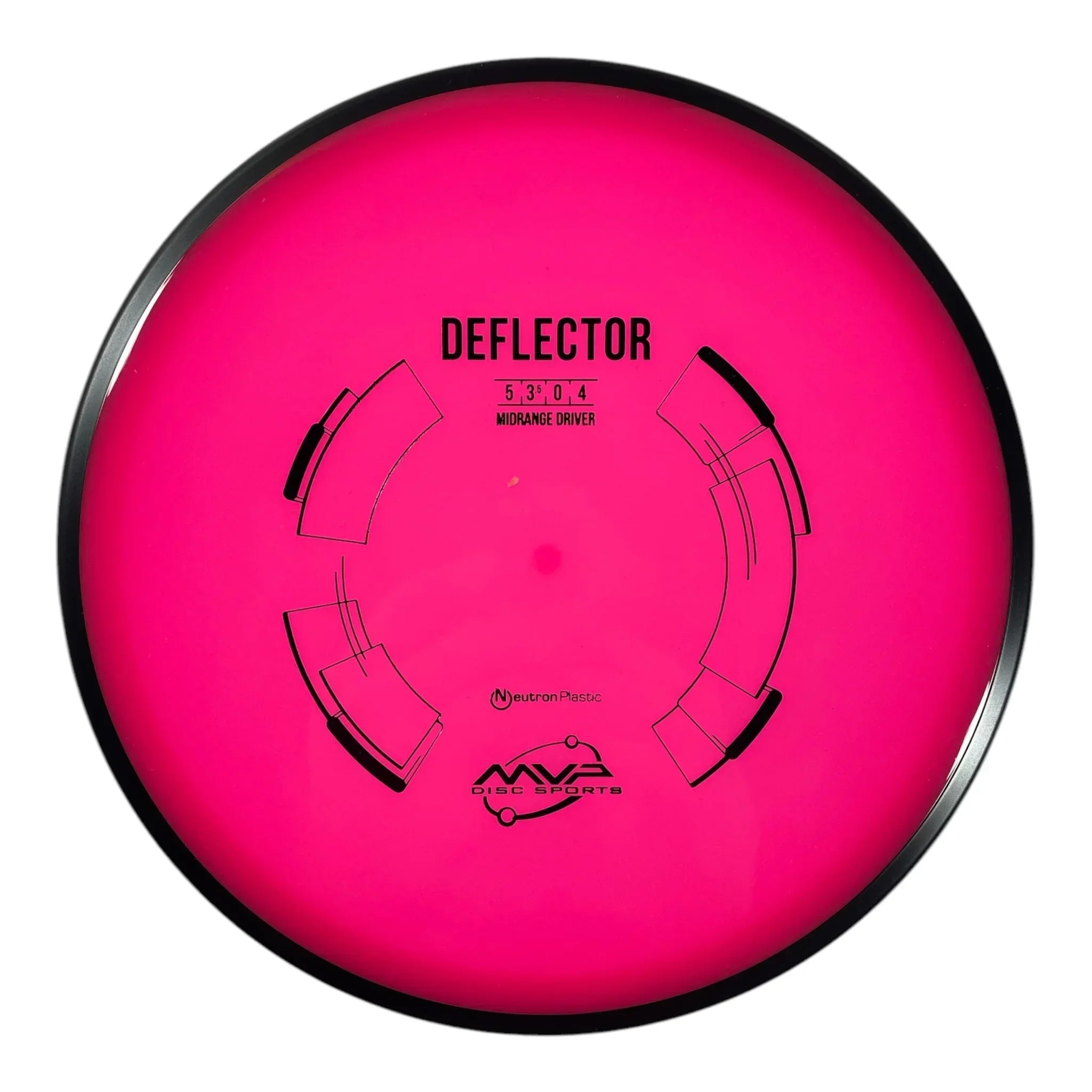 MVP Disc Sports Deflector | Neutron | Pink/Black 175g Disc Golf
