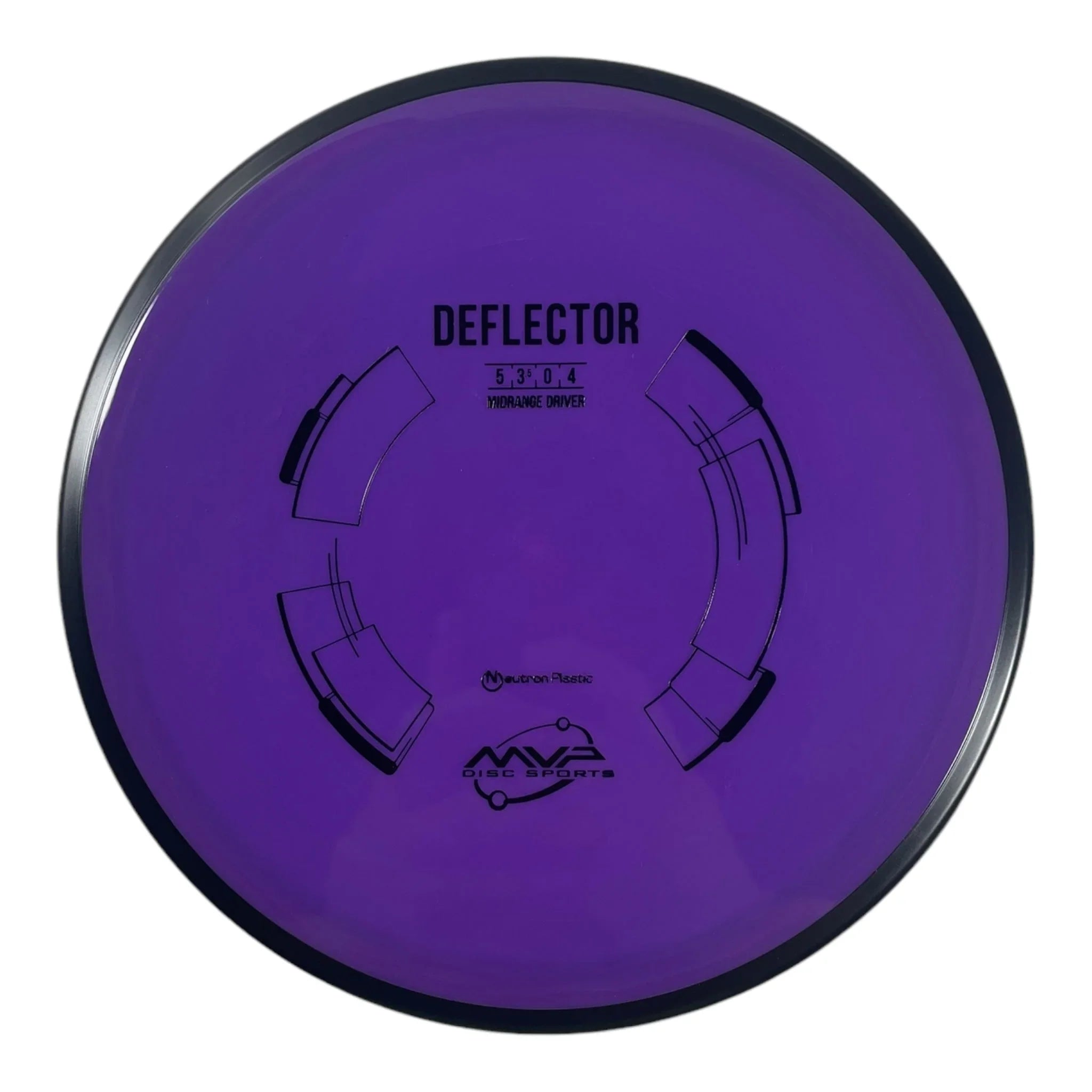 MVP Disc Sports Deflector | Neutron | Purple/Black 175g Disc Golf