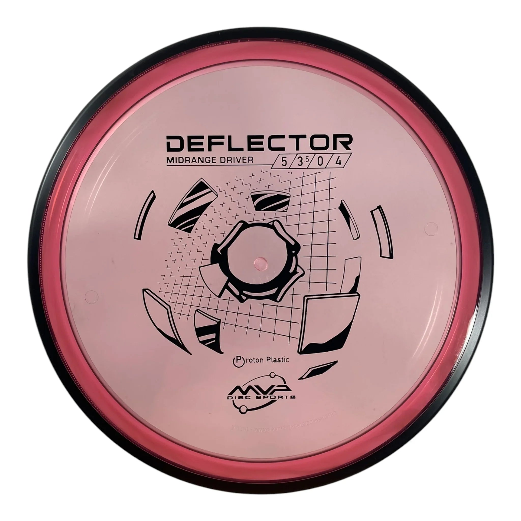 MVP Disc Sports Deflector | Proton | Pink/Black 174-176g Disc Golf