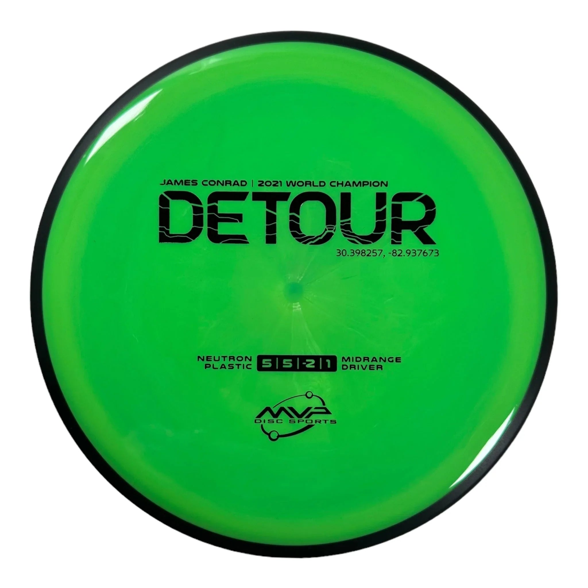 MVP Disc Sports Detour | Neutron | Green/Black 166 - 176g (James Conrad) Disc Golf