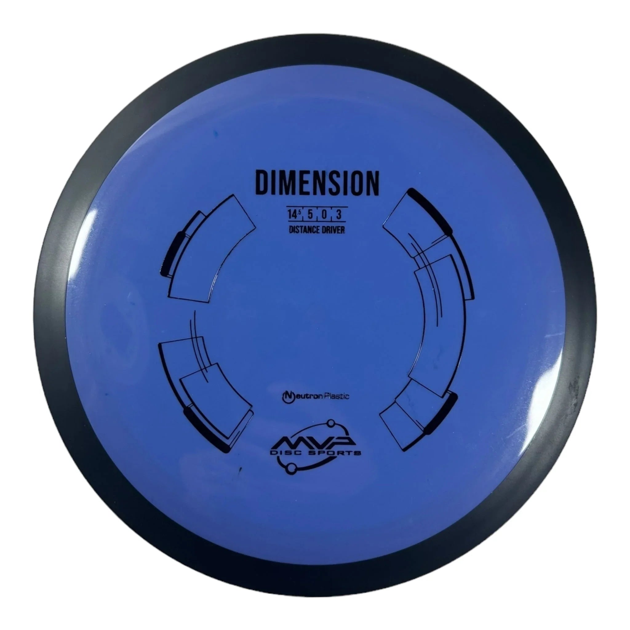 MVP Disc Sports Dimension | Neutron | Blue/Black 171 - 172g Disc Golf