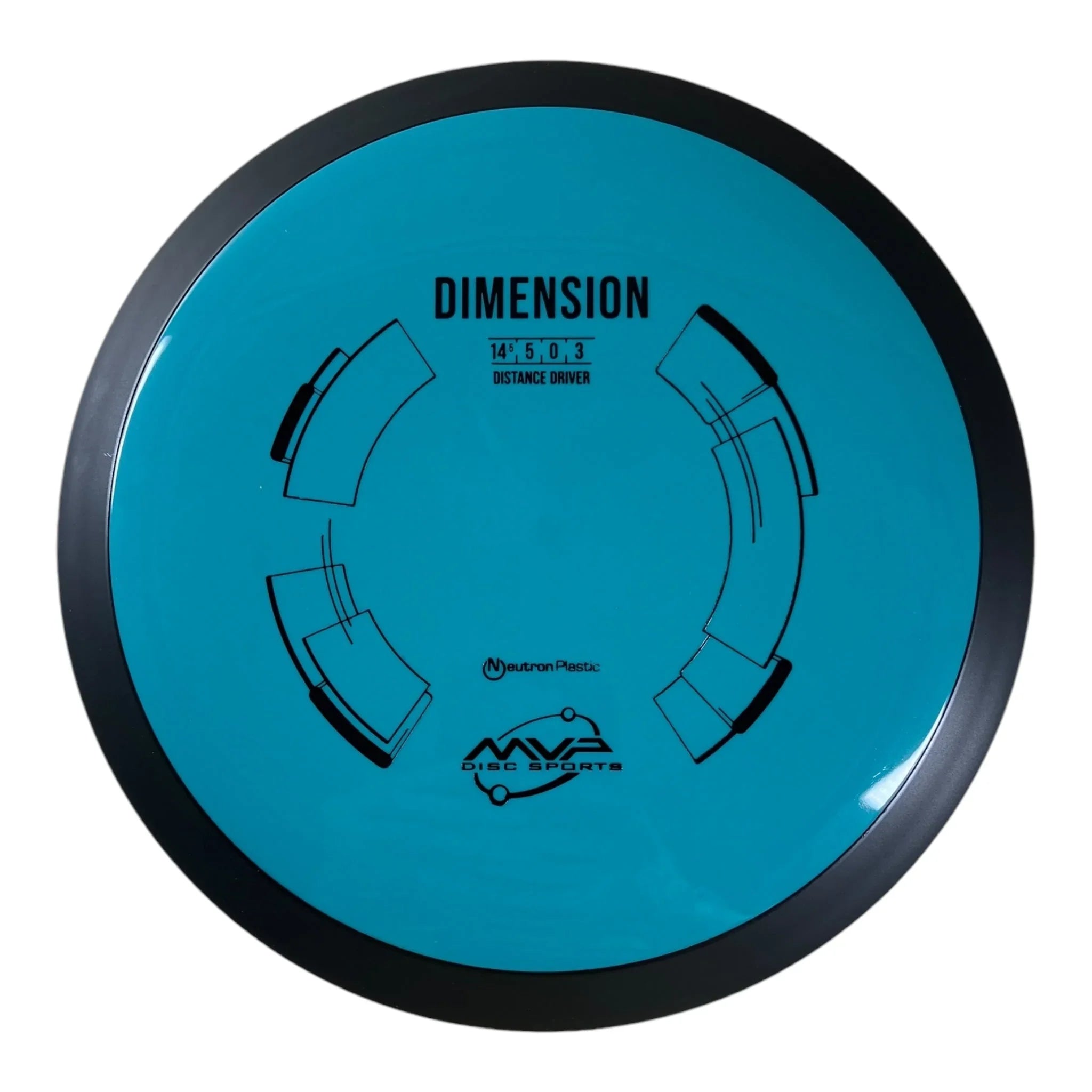 MVP Disc Sports Dimension | Neutron | Blue/Black 174g Disc Golf