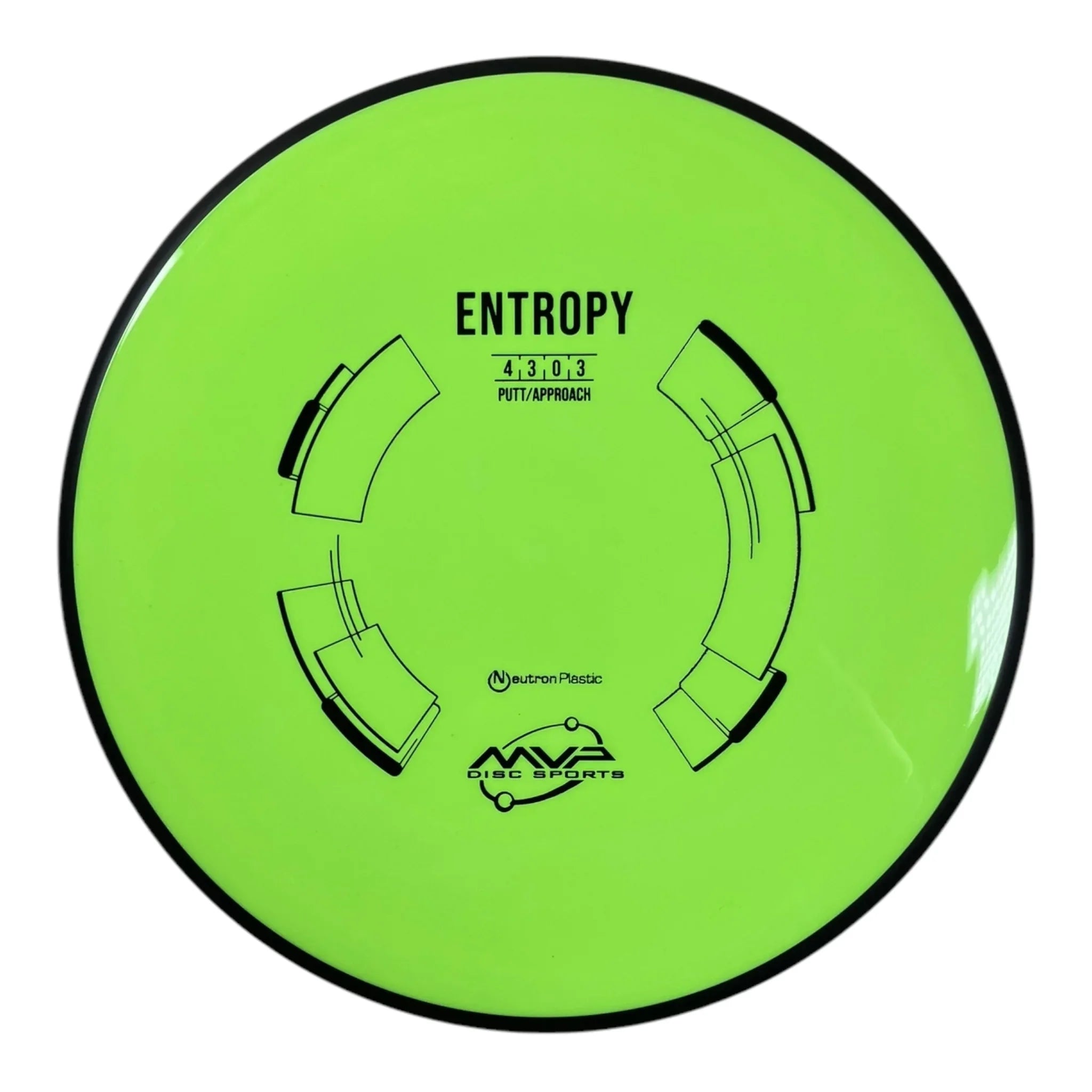 MVP Disc Sports Entropy | Neutron | Green/Black 172g Disc Golf