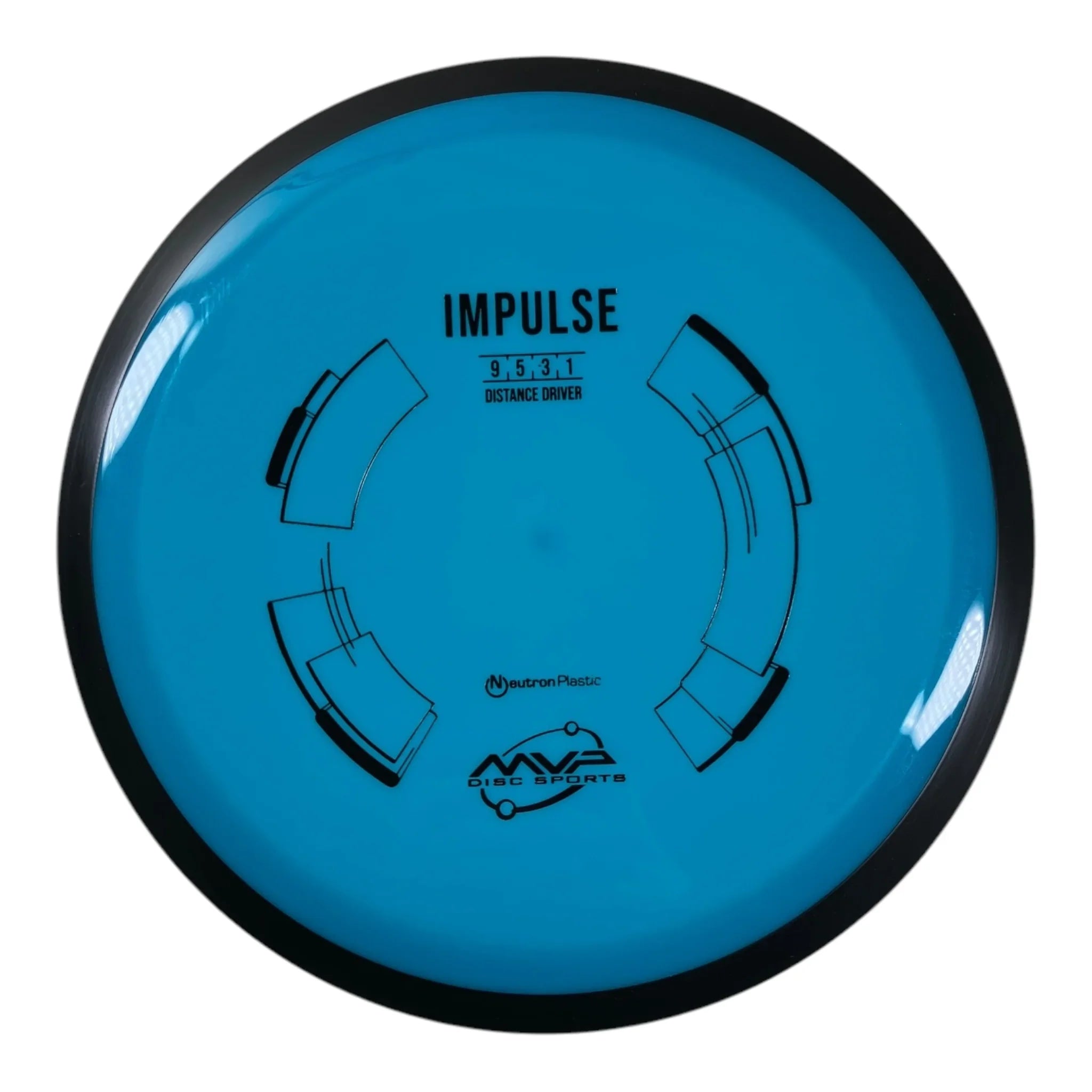 MVP Disc Sports Impulse | Neutron | Blue/Black 169g Disc Golf