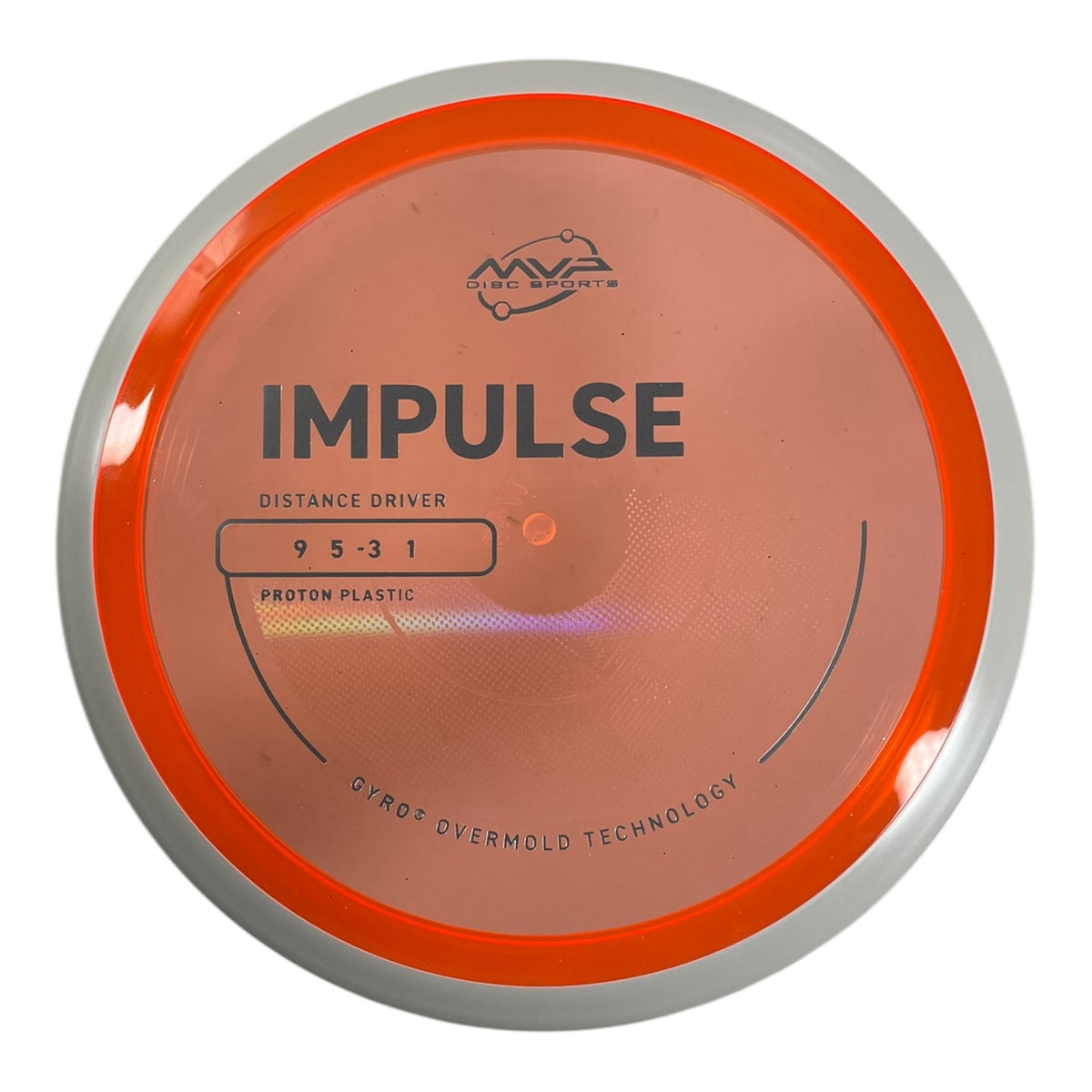 MVP Disc Sports Impulse | Proton | Orange/White 174g (Project Lab Coat) Disc Golf
