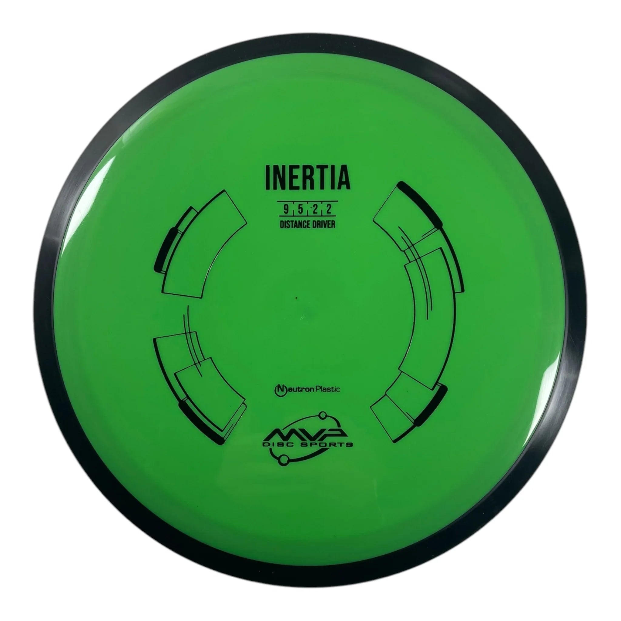 MVP Disc Sports Inertia | Neutron | Green/Black 173g Disc Golf