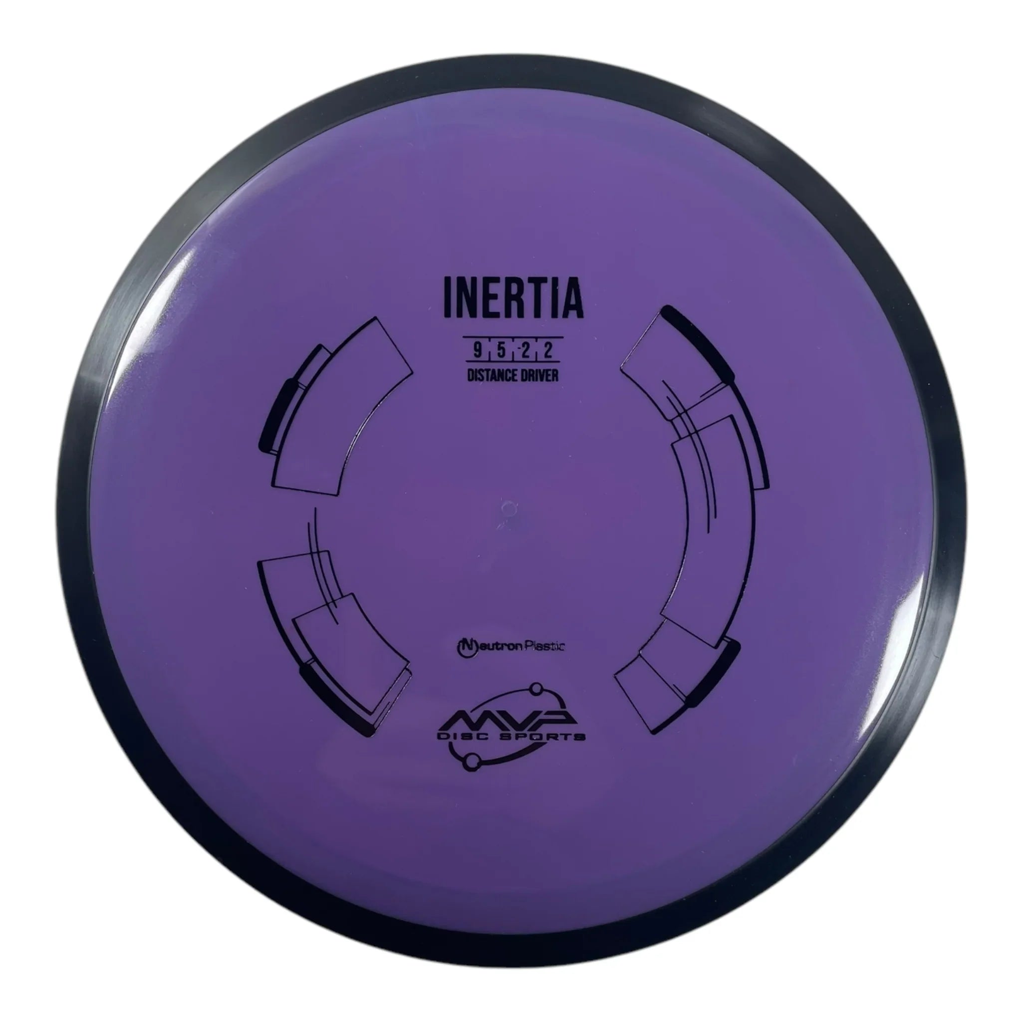 MVP Disc Sports Inertia | Neutron | Purple/Black 167g Disc Golf