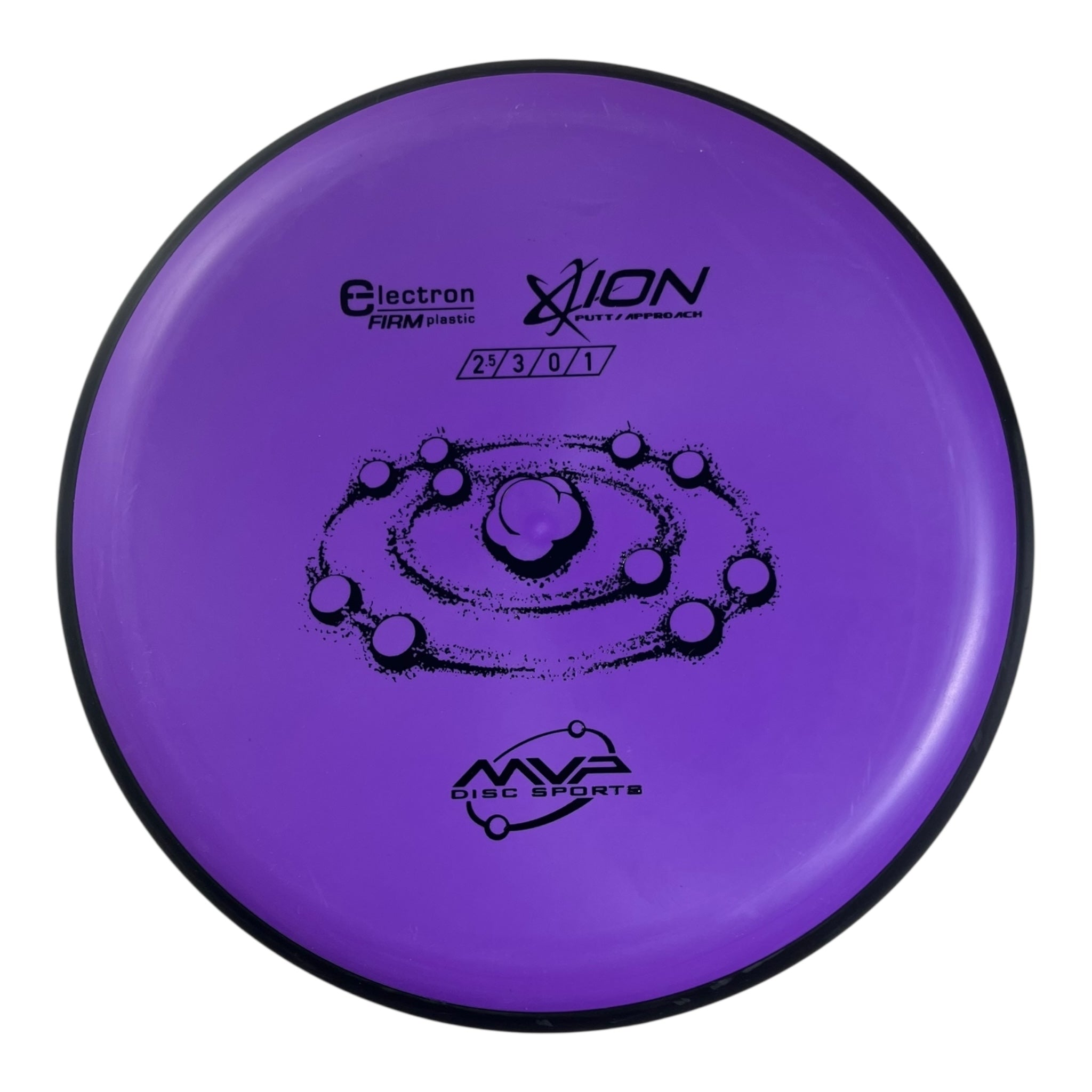 MVP Disc Sports Ion | Electron Firm | Purple/Black 174g Disc Golf
