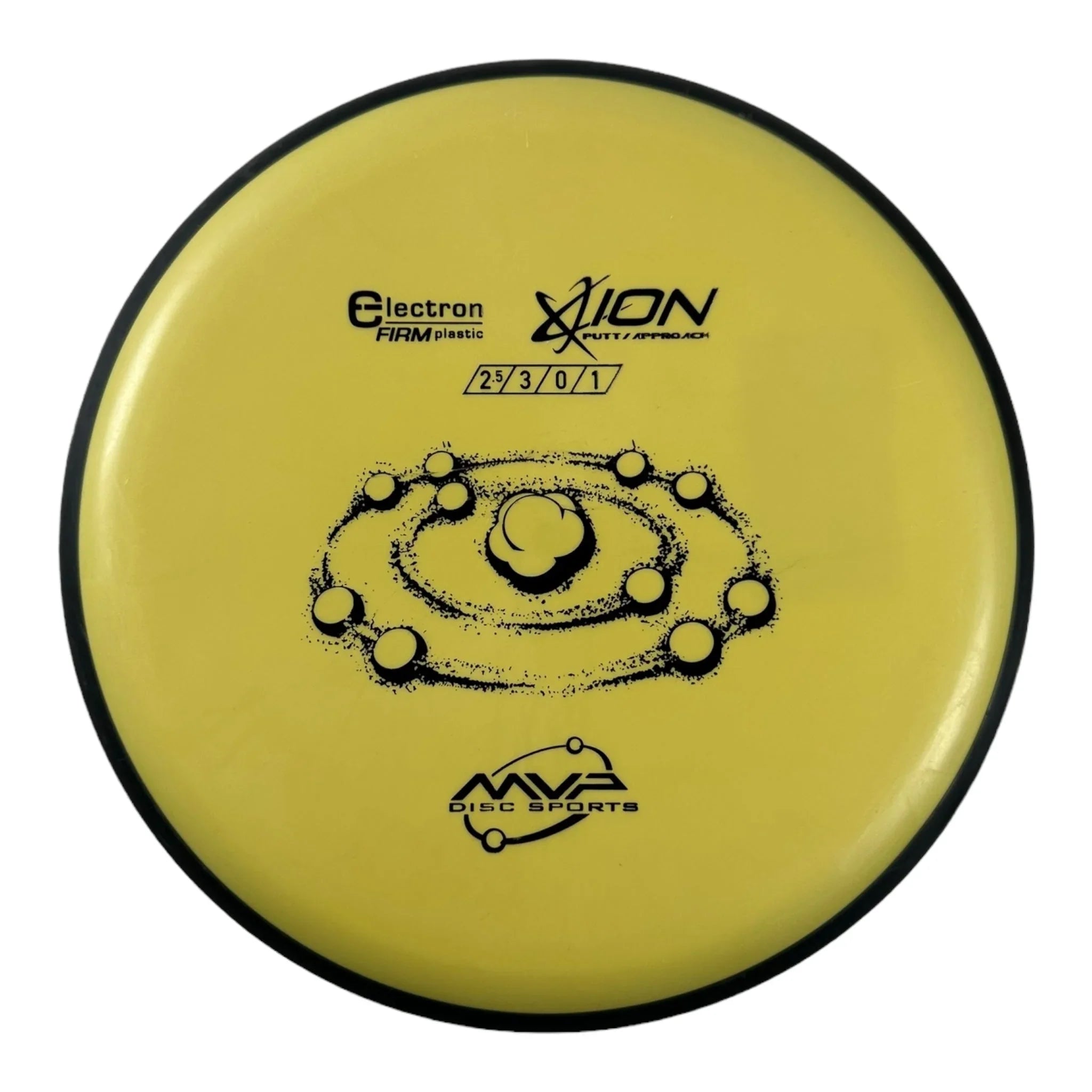 MVP Disc Sports Ion | Electron Firm | Yellow/Black 173g Disc Golf