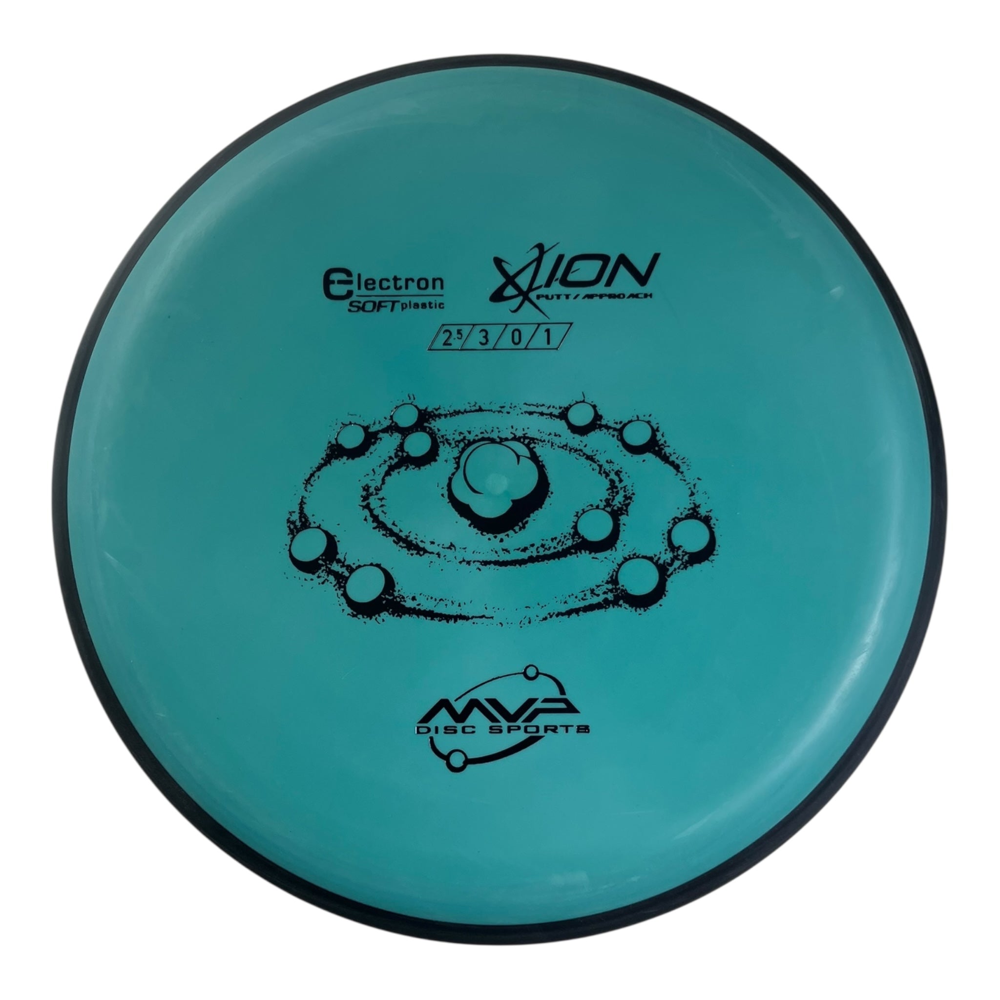 MVP Disc Sports Ion | Electron Soft | Teal/Black 171g Disc Golf