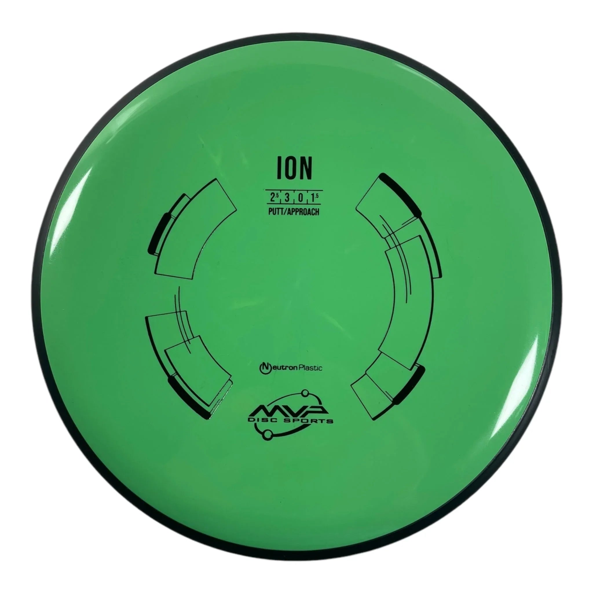 MVP Disc Sports Ion | Neutron | Green/Black 174g Disc Golf